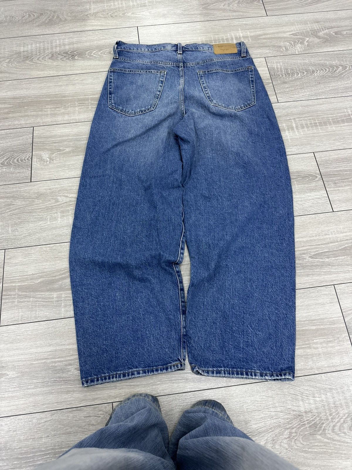 Japanese Brand Baggy Loose Wide Jeans Jnco Style Y2K Size US 32 / EU 48 - 1 Thumbnail