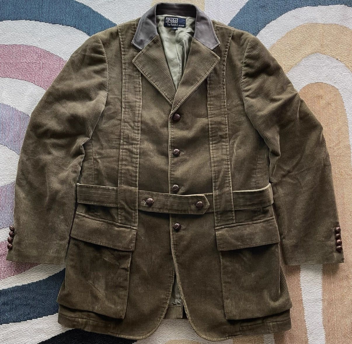 Polo Ralph Lauren Ralph Lauren Corduroy Safari Jacket K22 Size US S / EU 44-46 / 1 - 1 Thumbnail