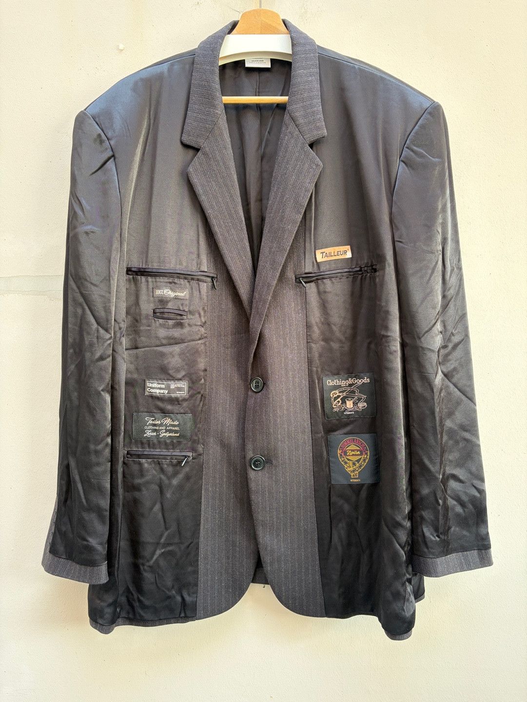 Vetements Vetements 19 Archive Inside Out Blazer Jacket Size US S / EU 44-46 / 1 - 2 Thumbnail