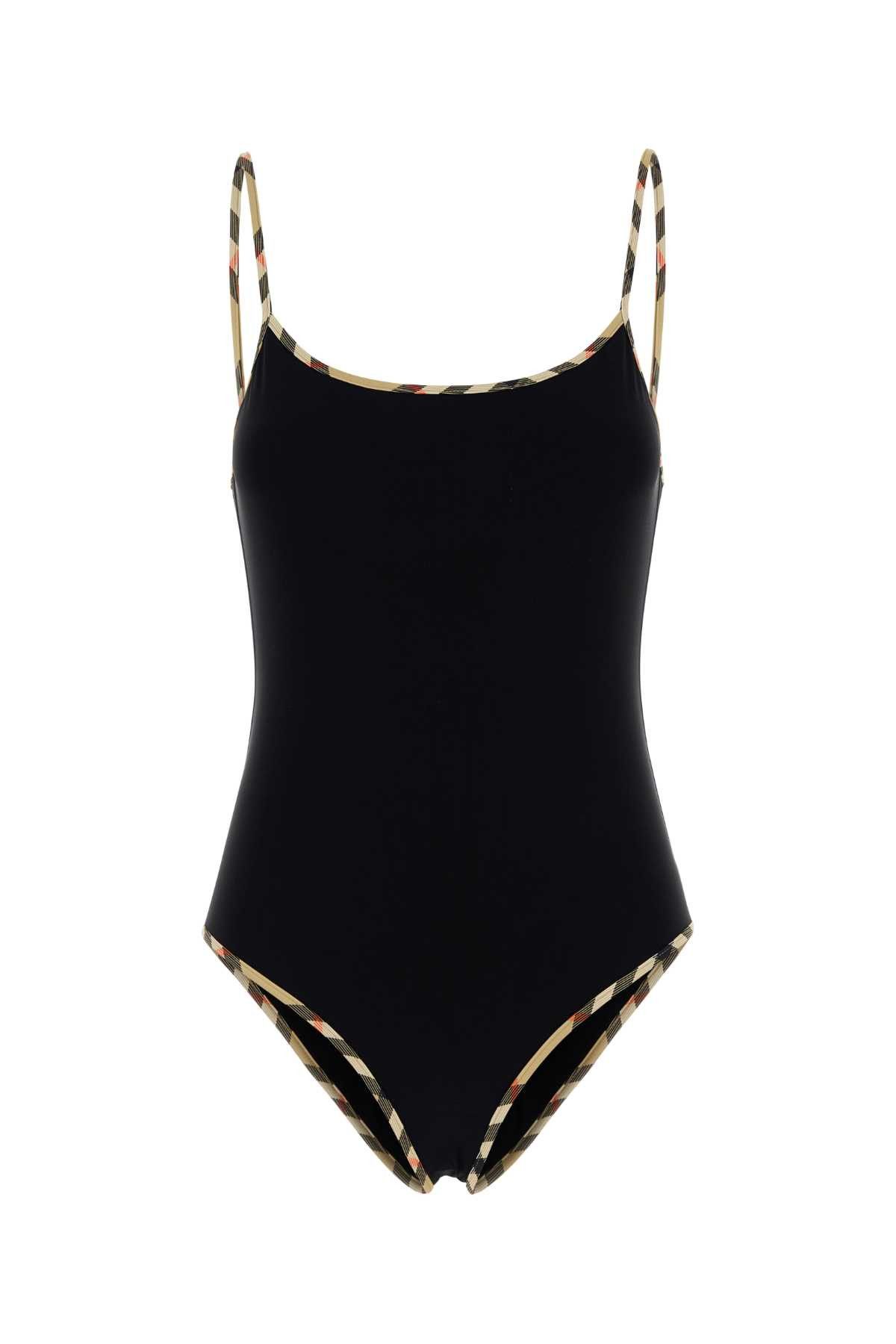 Burberry Black Stretch Nylon Swimsuit Size S / US 4 / IT 40 - 1 Thumbnail
