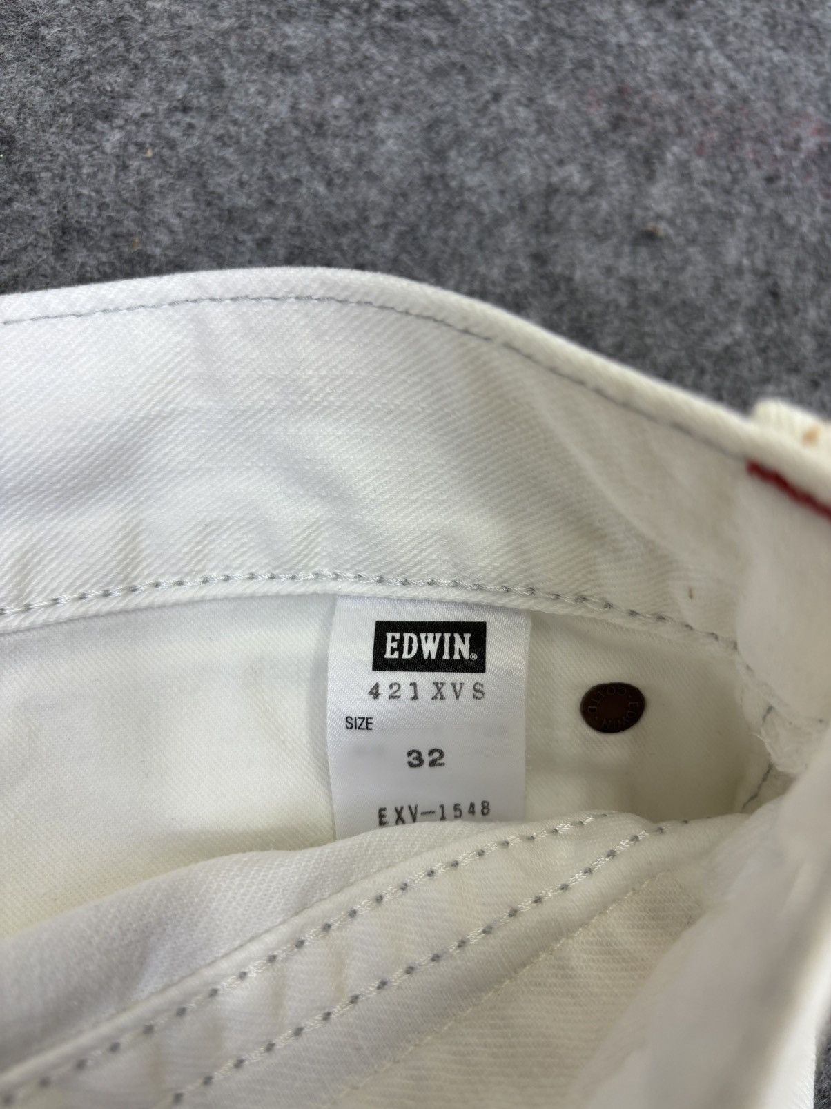 Edwin 💥Flare💥Edwin Navajo Style White Flare Denim F958 Size US 34 / EU 50 - 12 Thumbnail
