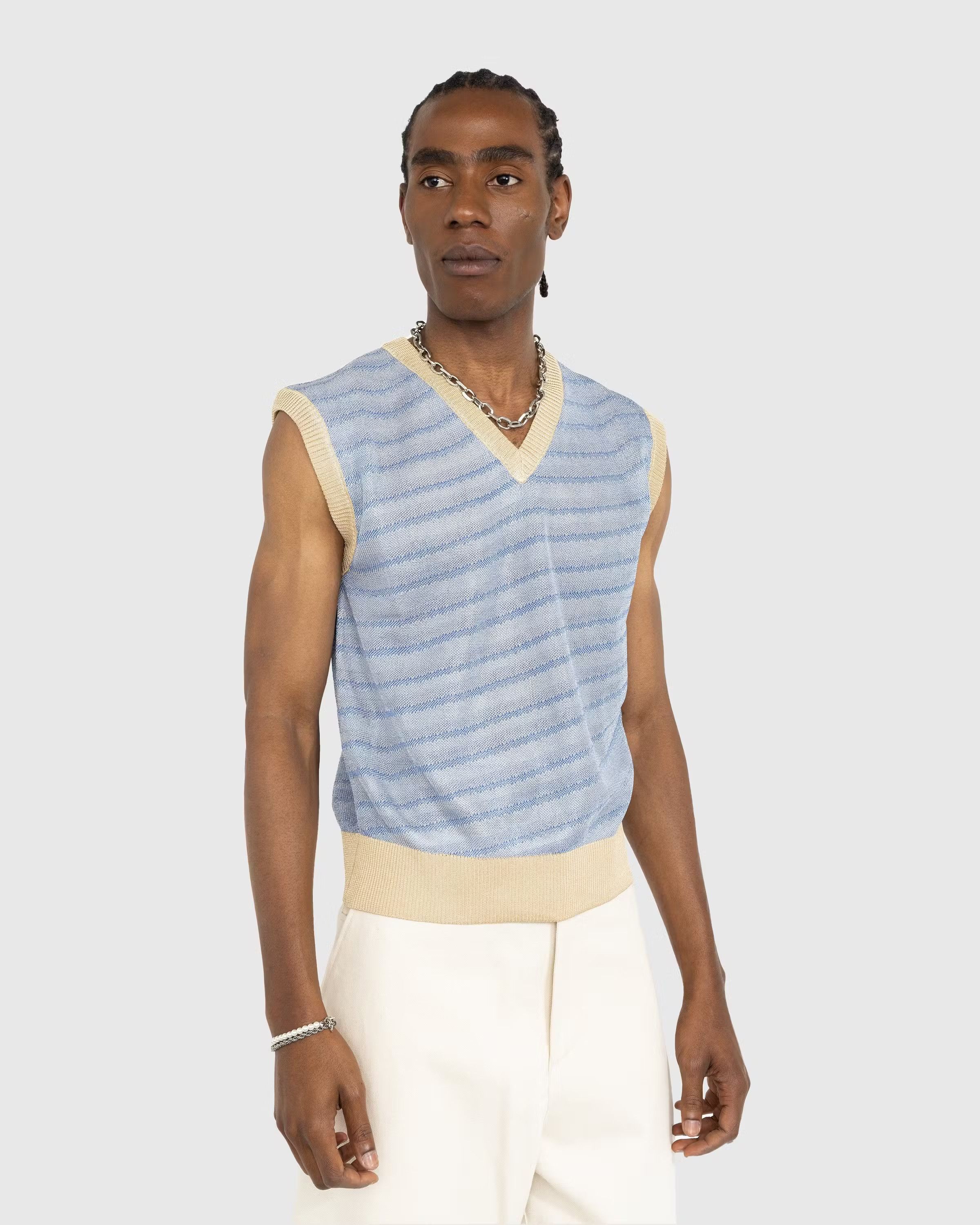 Our Legacy Knitted Vest Cartoon Static Stripe Size US S / EU 44-46 / 1 - 5 Thumbnail