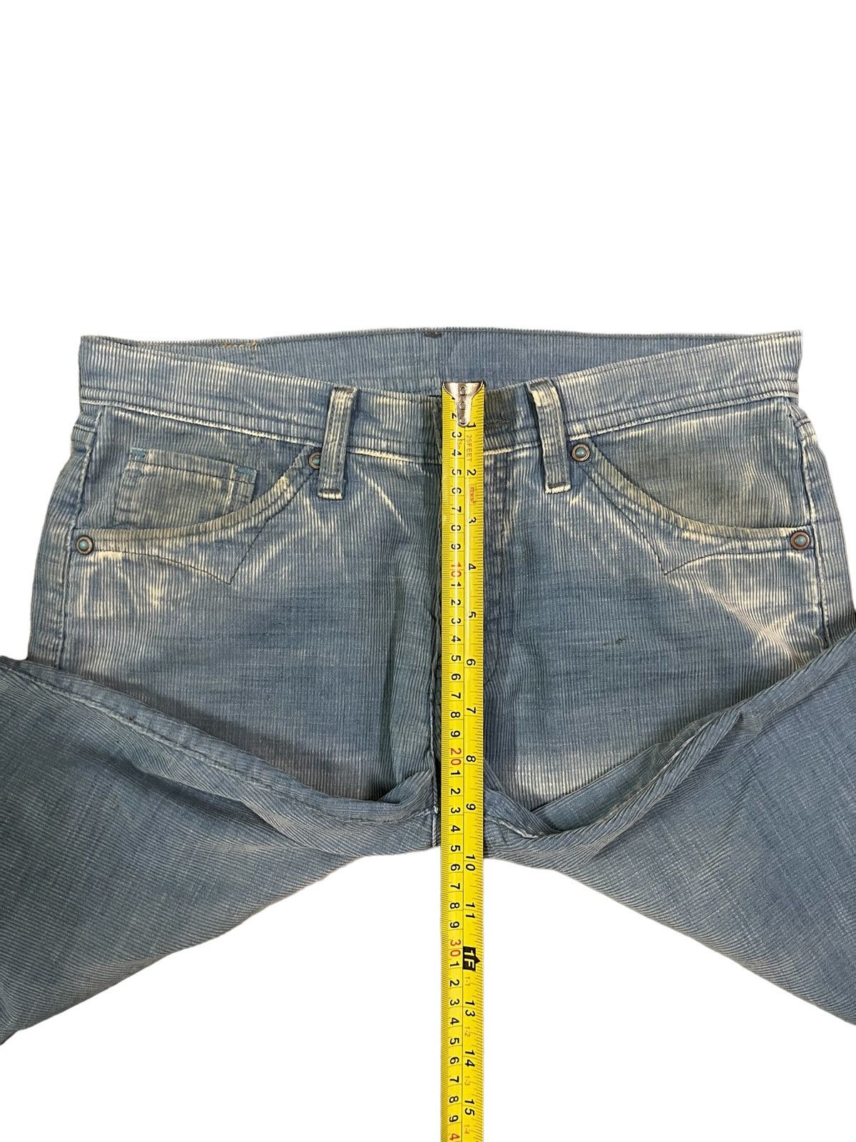 Levi's Vintage Levi’s 705 Blue Washed Bleached Corduroy Jeans Size US 30 / EU 46 - 16 Thumbnail