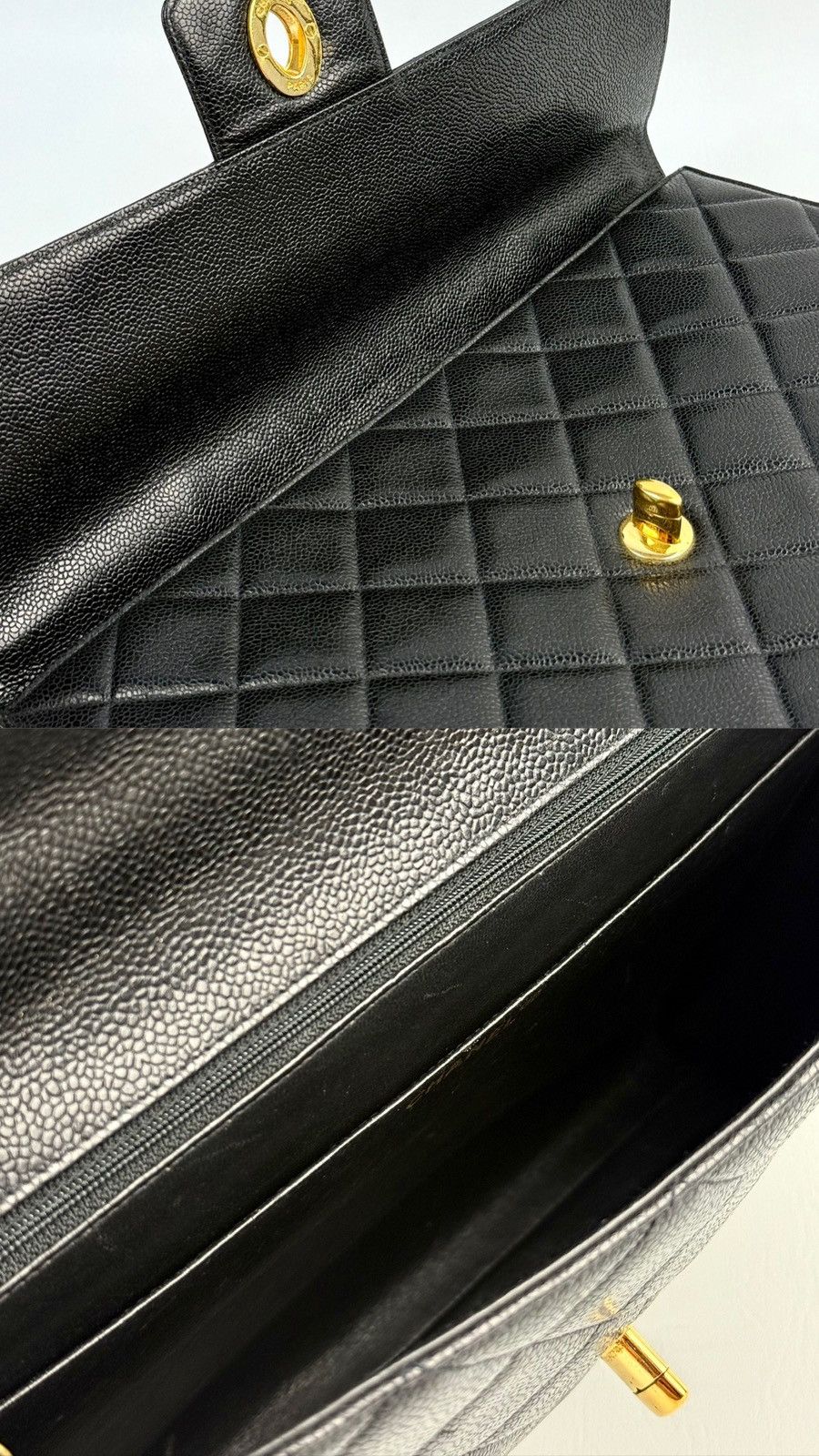 Chanel Chanel - 91/94 - Caviar - Jumbo - Portfolio - Briefcase Size ONE SIZE - 16 Thumbnail