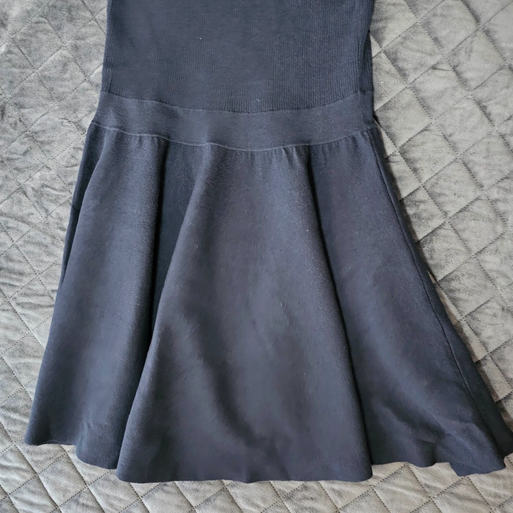 Polo Ralph Lauren Polo Ralph Lauren Navy Blue Romper Skirt Sweater Ribbed NWT Size M Off Shoulder Women Size M / US 6-8 / IT 42-44 - 2 Thumbnail