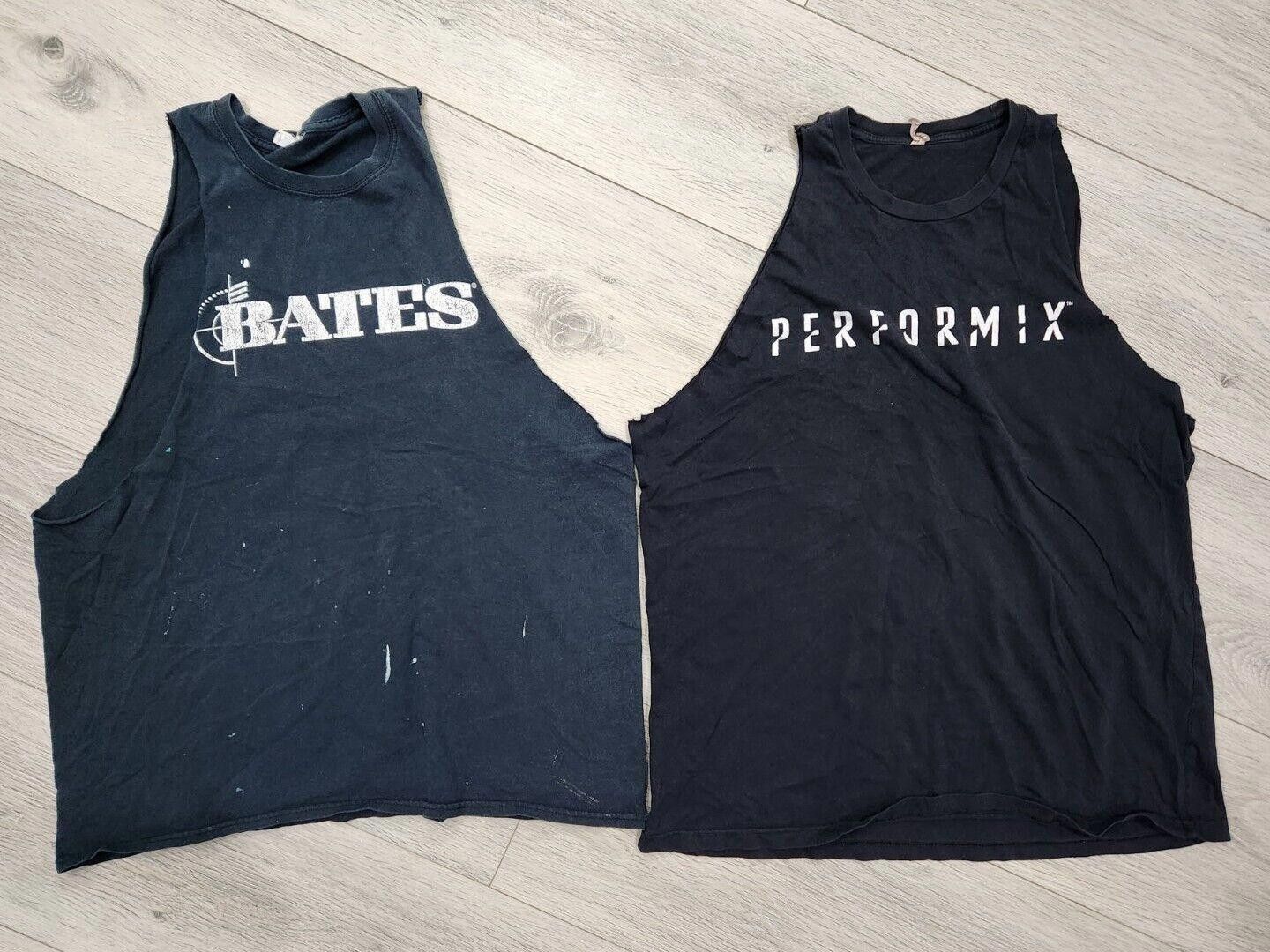 Designer Vintage Muscle Tank Tops 80s Black Gym Rat Comp Size US M / EU 48-50 / 2 - 2 Thumbnail