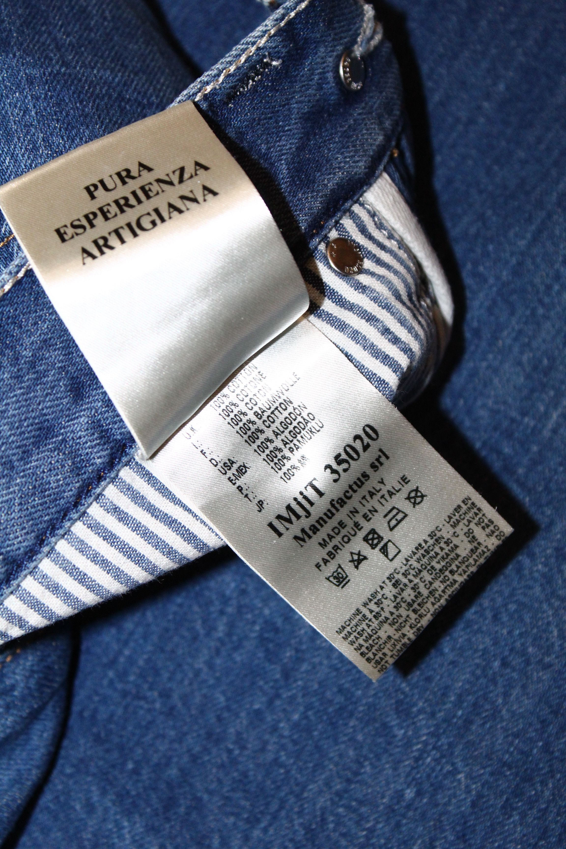 Blue Blue Japan IMjiT35020 803 F18 AGHI STRETTI 14oz selvedge natural indigo Size US 32 / EU 48 - 14 Thumbnail