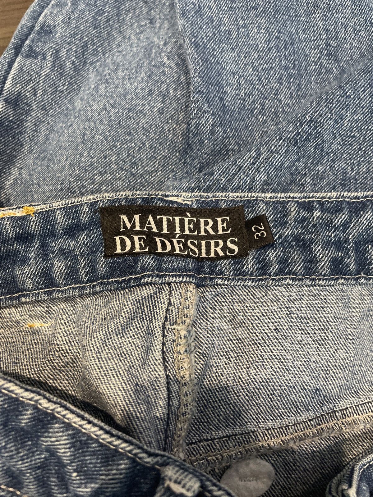 Bottega Desires Matiere De Desirs Hip Flare Denim Jeans Size US 32 / EU 48 - 3 Thumbnail