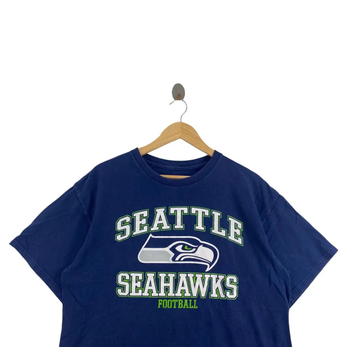 NFL × Vintage Vintage NFL SEATTLE SEAHAWKS Football Tee Shirt Top Team Size US XL / EU 56 / 4 - 2 Thumbnail