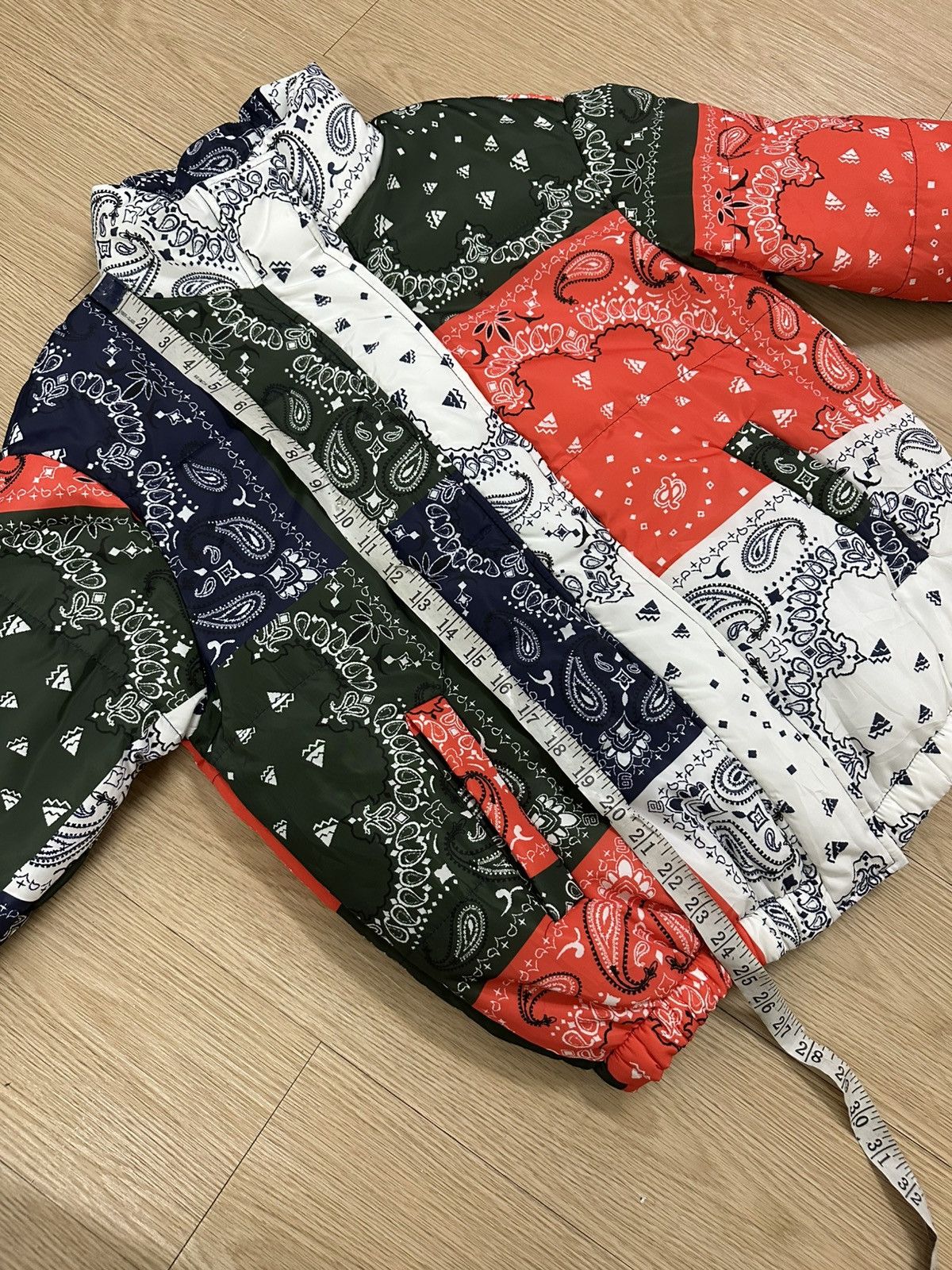 Designer Rare Beautiful Parody Kapital Bandana/Paisley Puffer Jacket Size US S / EU 44-46 / 1 - 14 Thumbnail