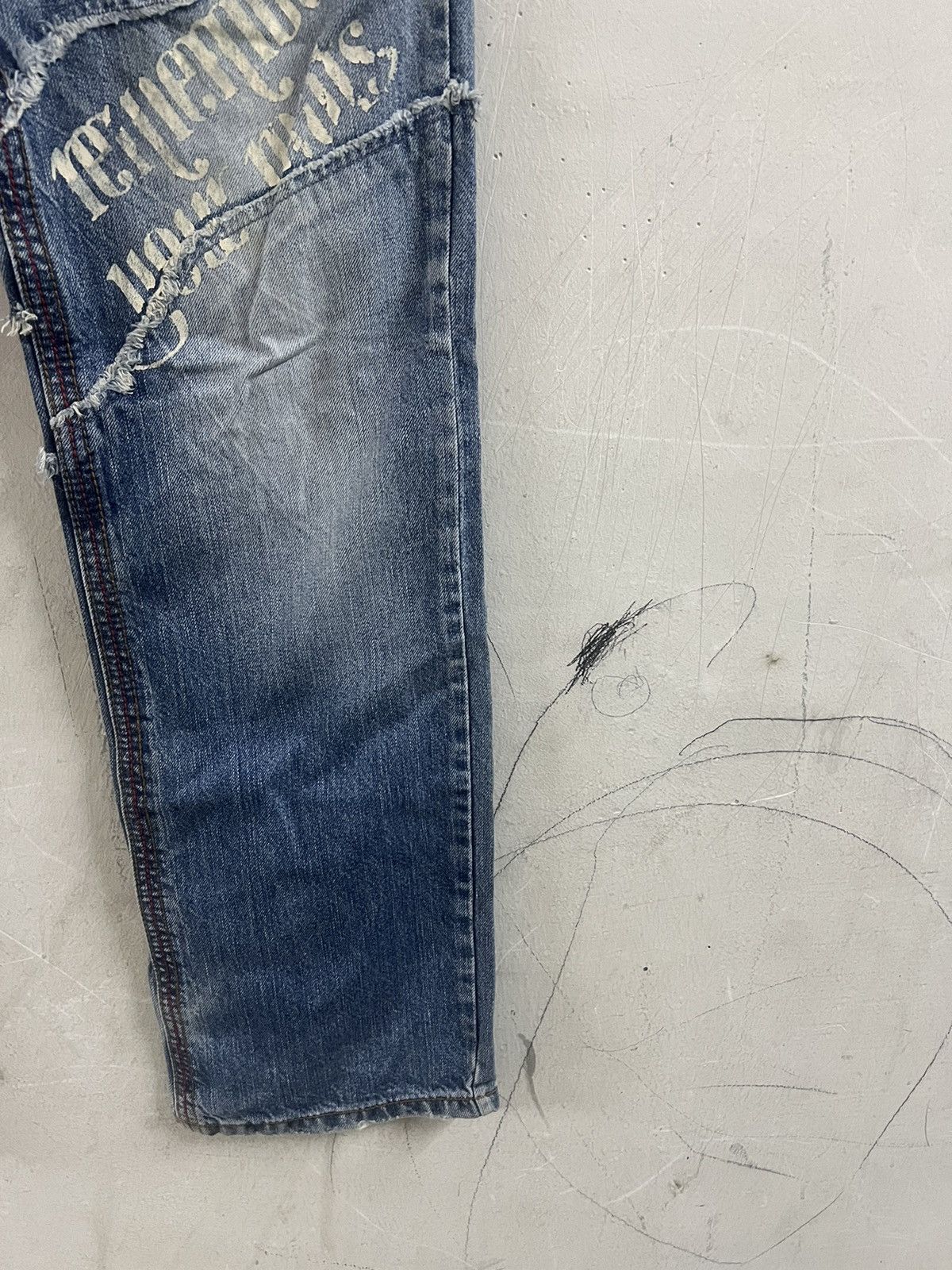 Designer × Japanese Brand × Vintage VINTAGE Y2K GOTCHA DISTRESSED DENIM PANT Size US 32 / EU 48 - 6 Thumbnail