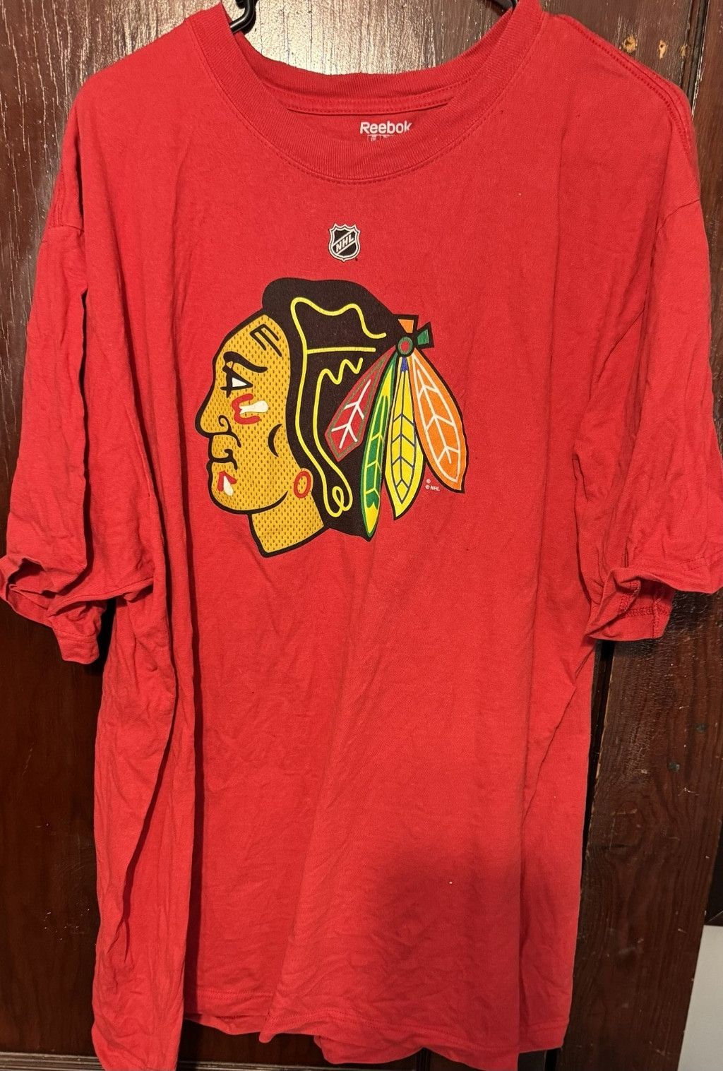 Reebok Chicago Blackhawks Reebok Patrick Kane Tee Red Men’s Sz XXL Size US XXL / EU 58 / 5 - 2 Thumbnail