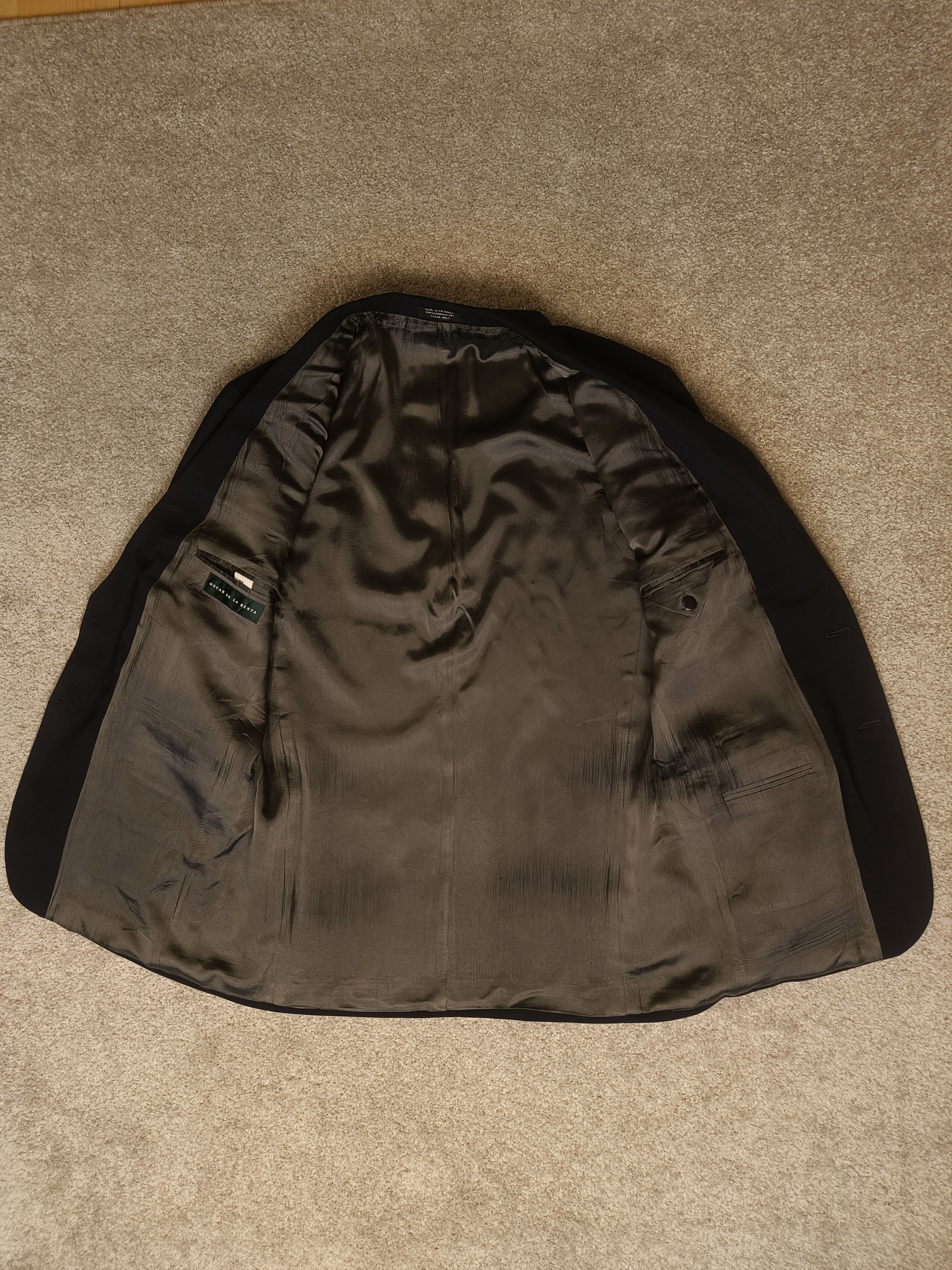 Oscar De La Renta Oscar de la Renta Black Gold Button Detail Blazer Size 42R - 6 Thumbnail