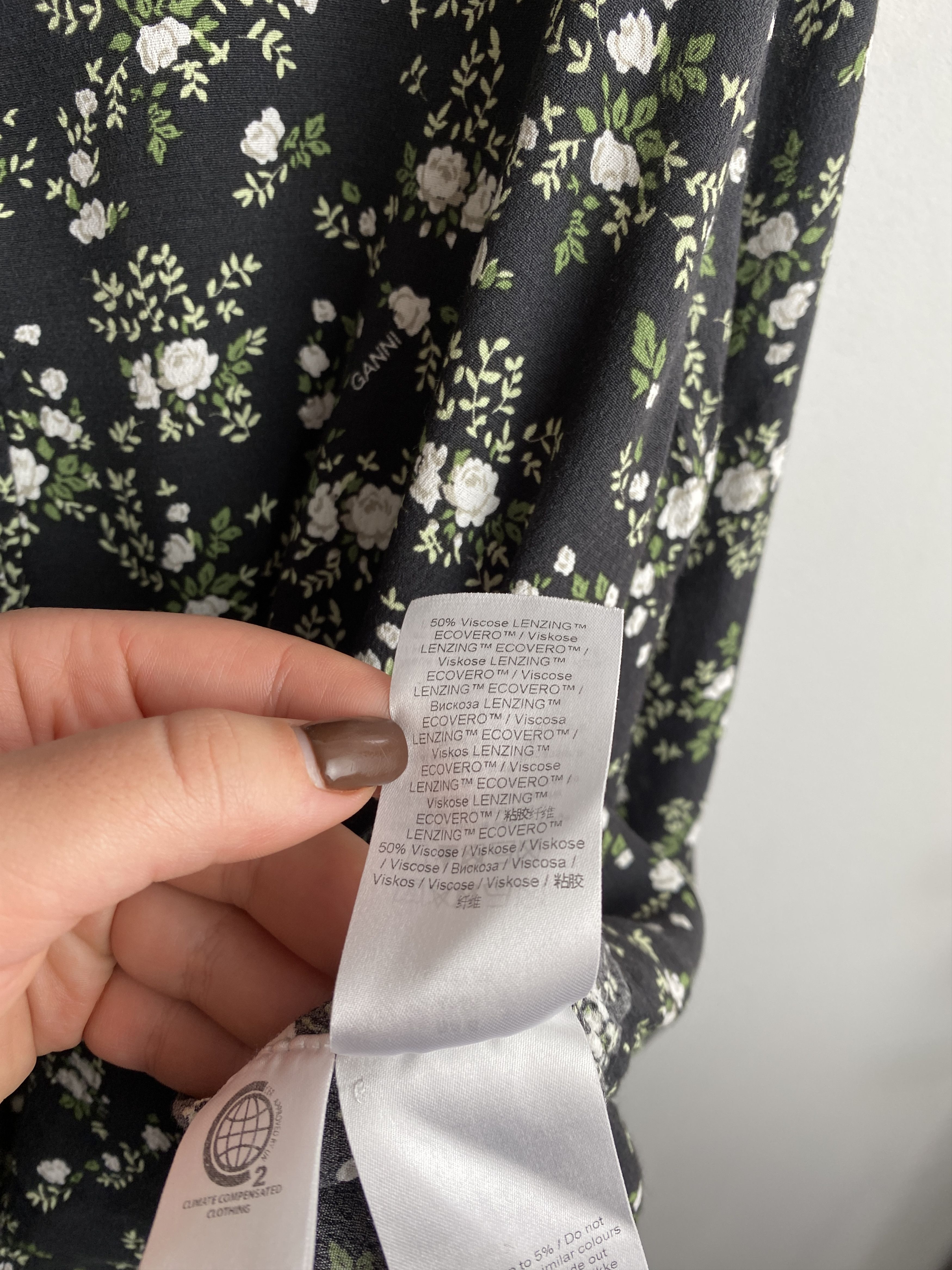 Ganni Ganni floral print shirt casual Size S / US 4 / IT 40 - 6 Thumbnail