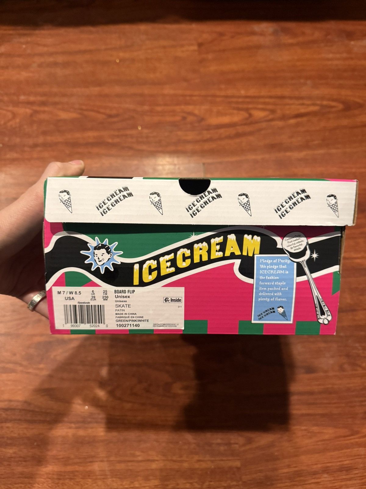 Icecream × Reebok Complex con Watermelon Boardflip Size US 7 / EU 40 - 13 Thumbnail