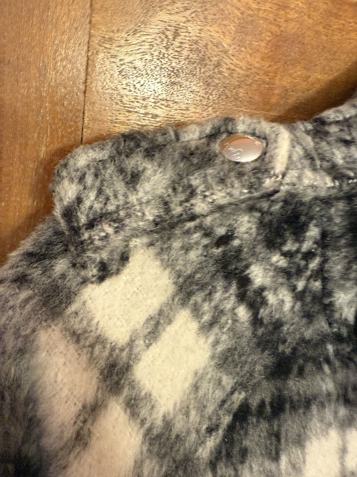 Guess Guess Los Angeles B&W Plaid Wool Moto 3/4 Sleeve Y2K Jacket Size S / US 4 / IT 40 - 4 Thumbnail