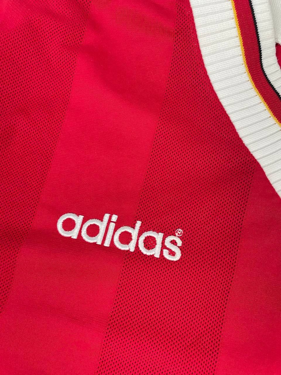 Adidas Vintage Adidas Liverpool 1995 1996 Home Shirt Soccer Jersey Size US XL / EU 56 / 4 - 8 Thumbnail