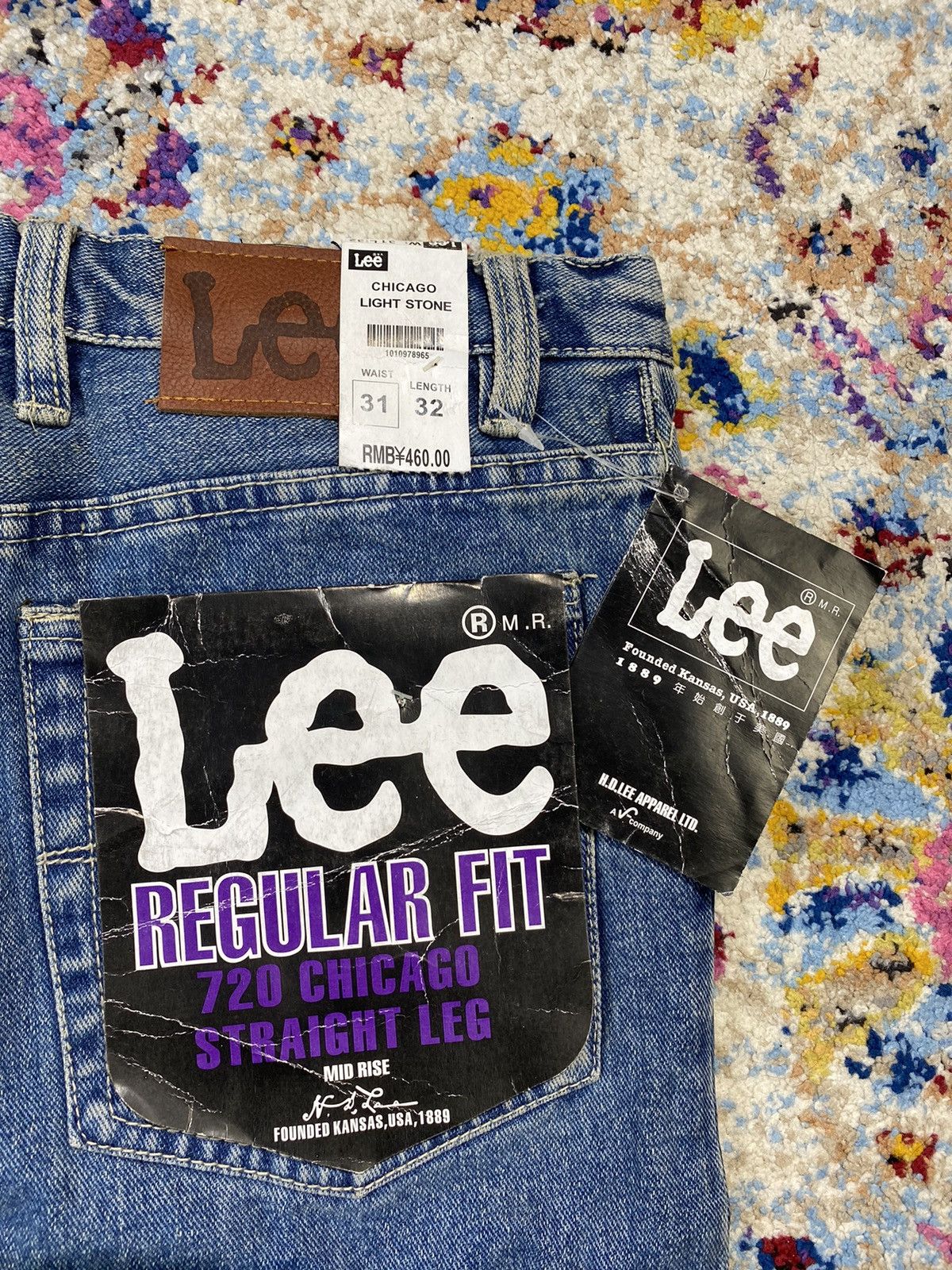 Lee Classic Lee Regular Fit Jeans W31 Size US 31 - 3 Thumbnail