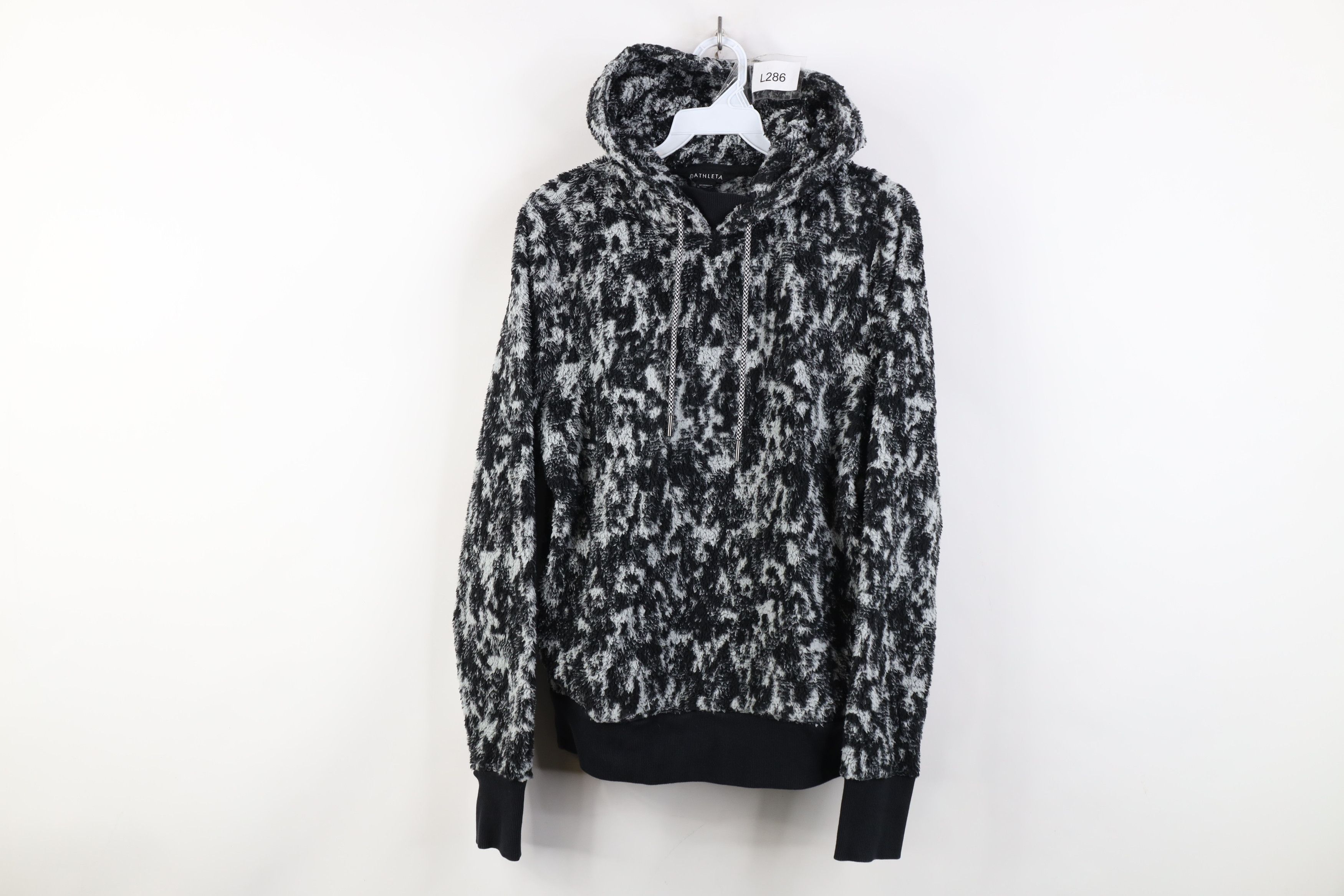 Athleta Athleta Sherpa Deep Pile Fleece Jacquard Hoodie Sweatshirt Size XS / US 0-2 / IT 36-38 - 1 Thumbnail