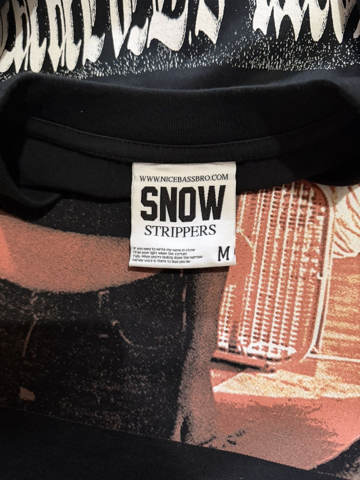 Online Ceramics Snow Strippers Tati Knife Tour Merch Tee Size US M / EU 48-50 / 2 - 3 Thumbnail
