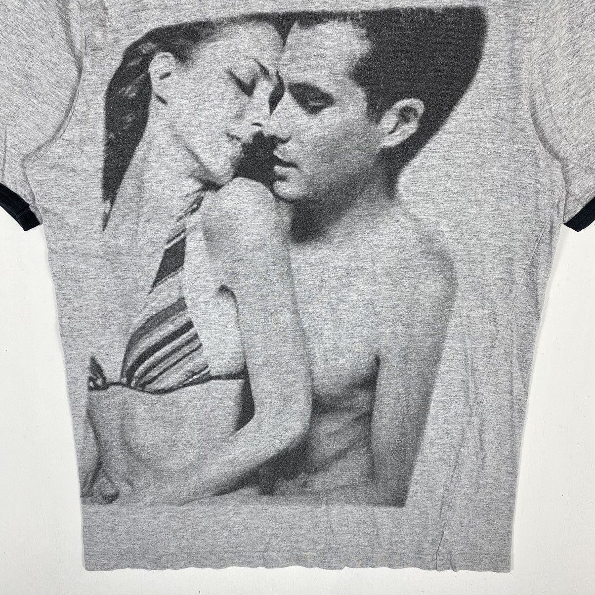 Designer × Katharine Hamnett London × Vintage Vintage 90's KATHARINE HAMNETT Bruce Weber Photographer Tee Size US L / EU 52-54 / 3 - 3 Thumbnail