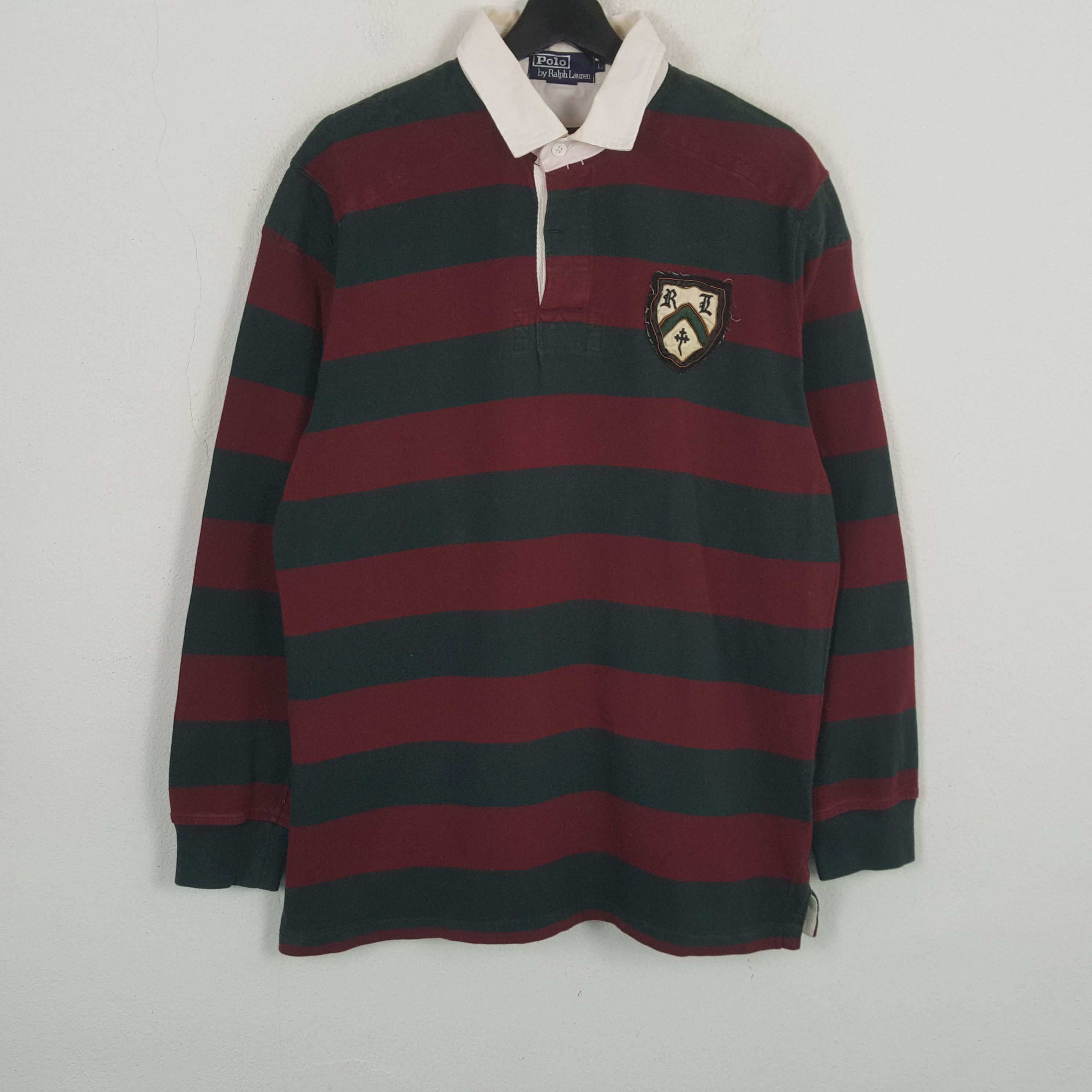 Polo Ralph Lauren Polo by Ralph Lauren Stripe Design Polos RR18 Size US XL / EU 56 / 4 - 1 Thumbnail