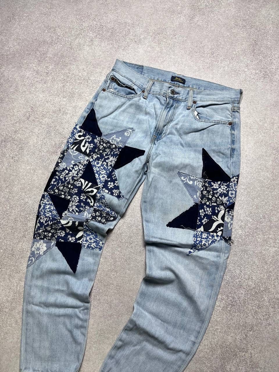 Polo Ralph Lauren Vintage Polo Ralph Lauren Reworked Custom Made Jeans 27 Size US 27 - 4 Thumbnail