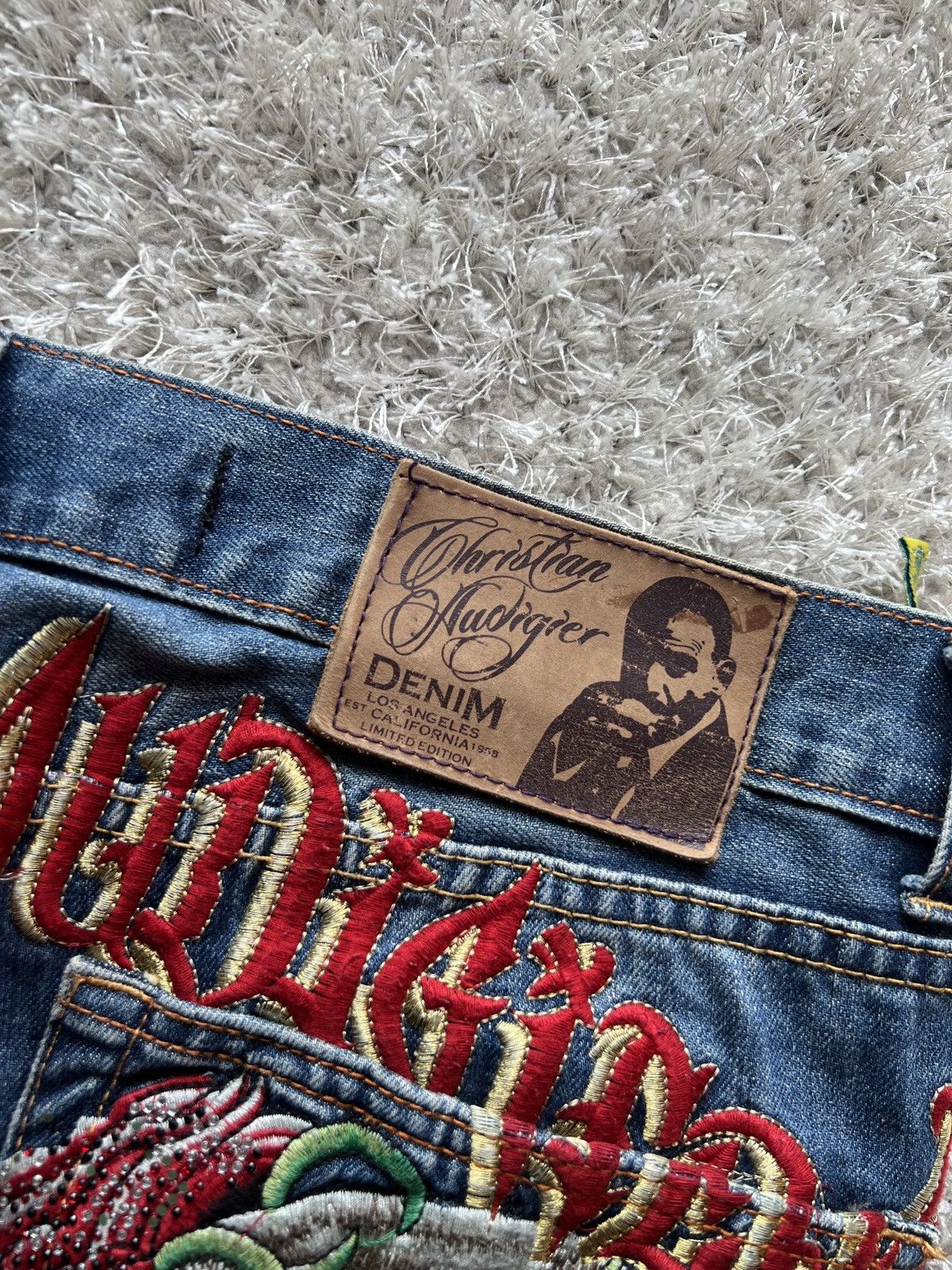 Christian Audigier Very rare Cristian Audigier jeans Size US 31 - 5 Thumbnail