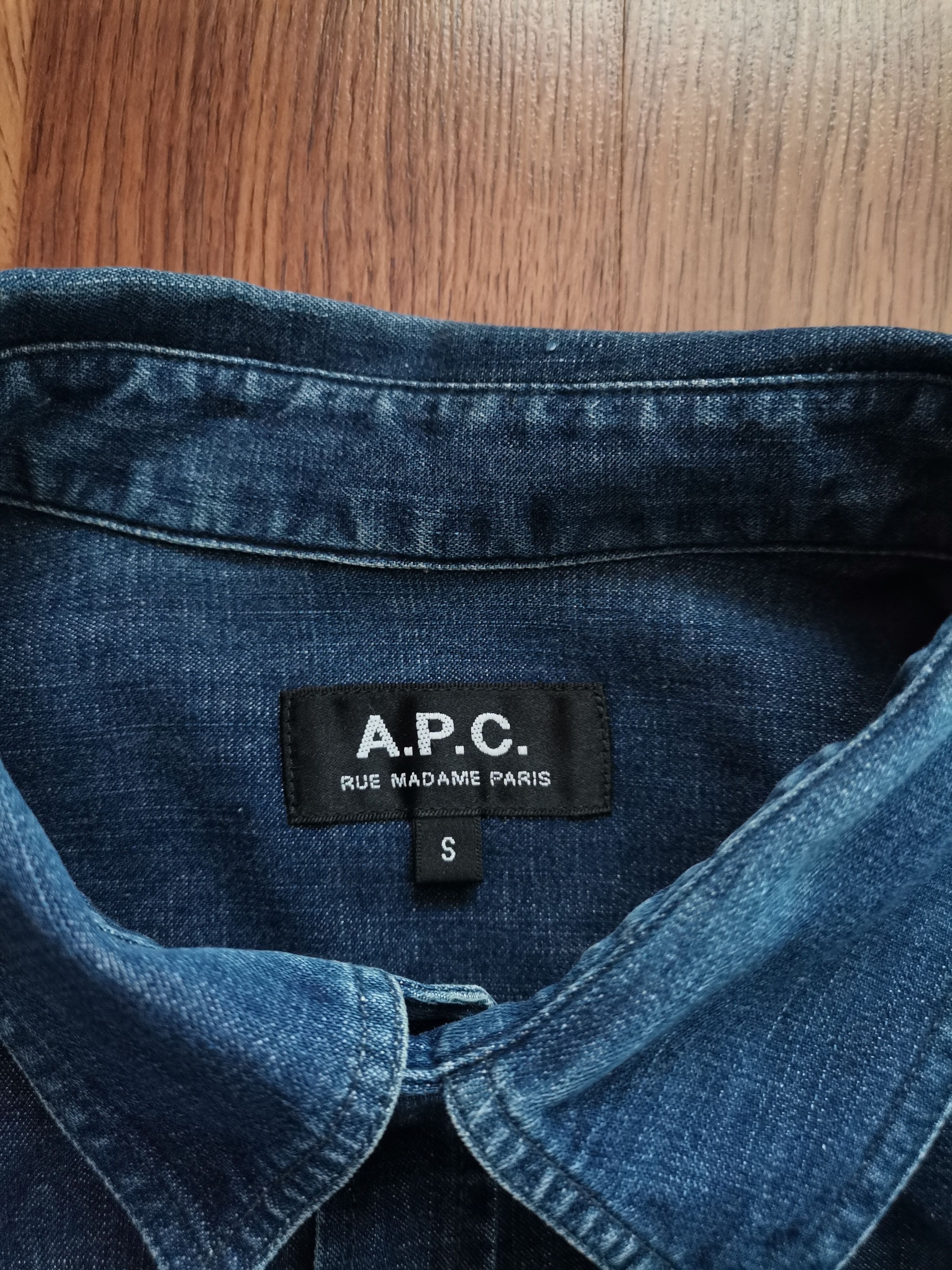 A.P.C. A.P.C. Denim Shirt Size US S / EU 44-46 / 1 - 2 Thumbnail