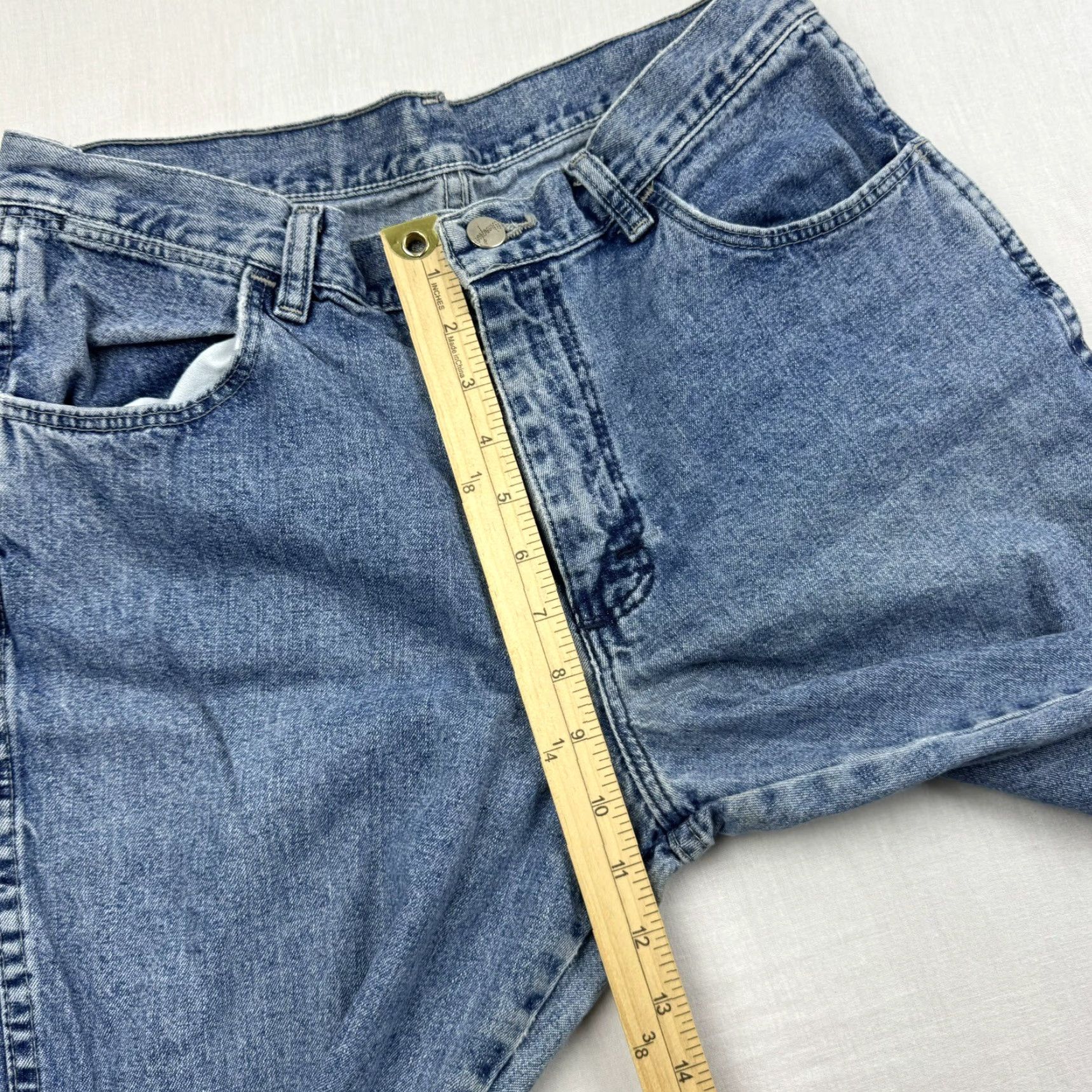 Wrangler VINTAGE Wrangler Bootcut Jeans Womens 11 Blue Grunge Y2K 90s American Cowgirl Size 32" / US 10 / IT 46 - 7 Thumbnail