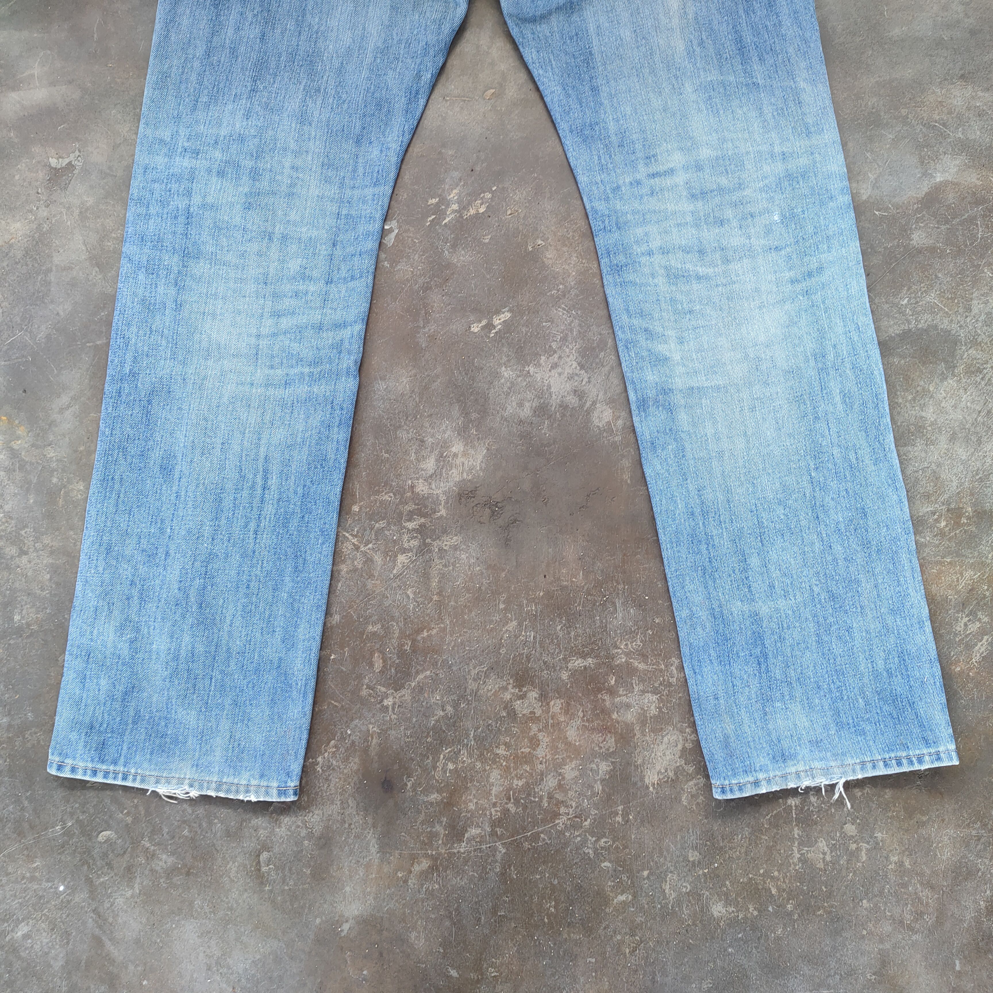 Japanese Brand × Jean × Vintage W38 VINTAGE JAPANESE FADED DISTRESSED JEAN DENIM PANTS Size US 38 / EU 54 - 9 Thumbnail