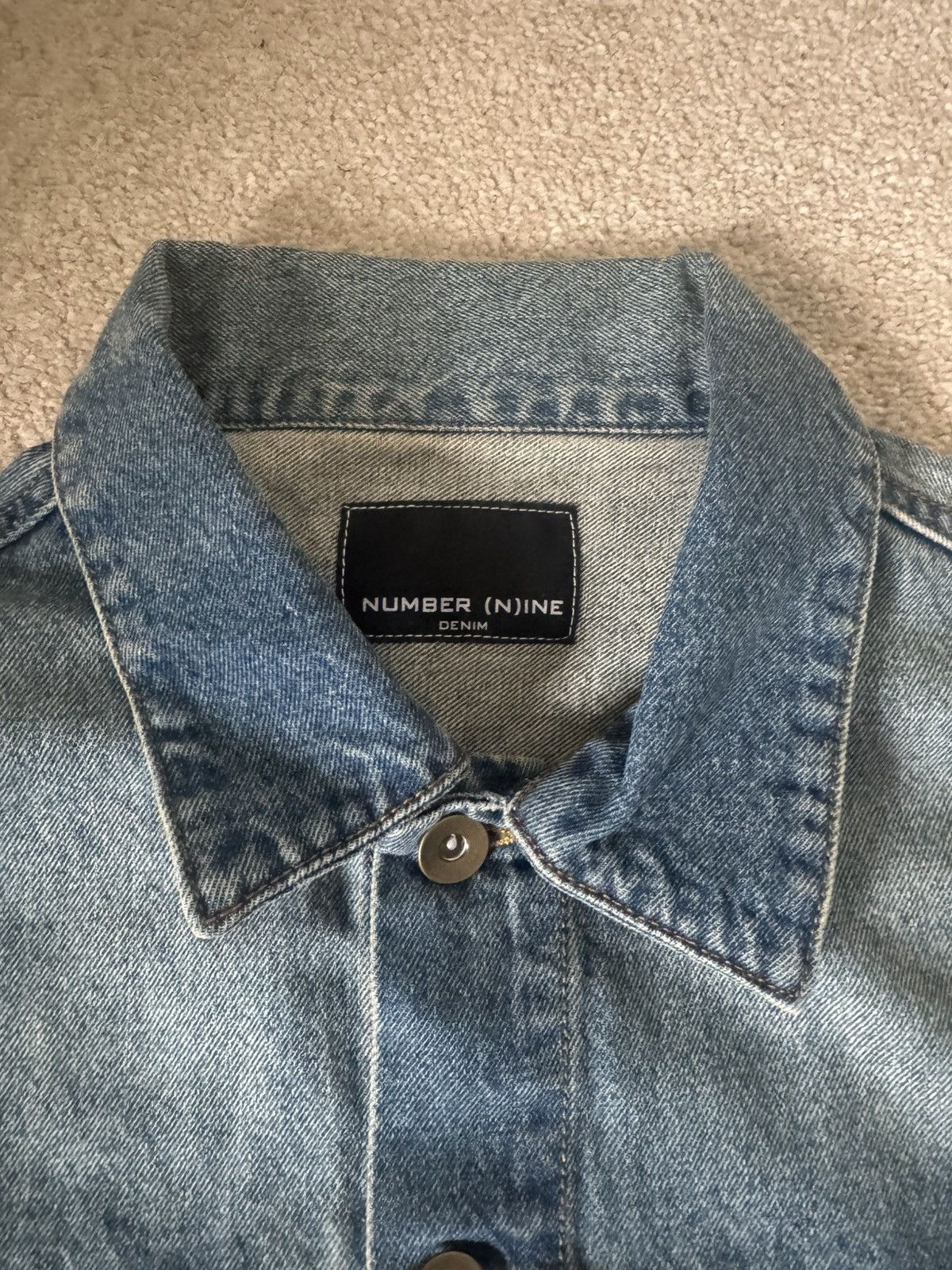 Number (N)ine Number (N)ine Denim Jacket Size US S / EU 44-46 / 1 - 7 Thumbnail