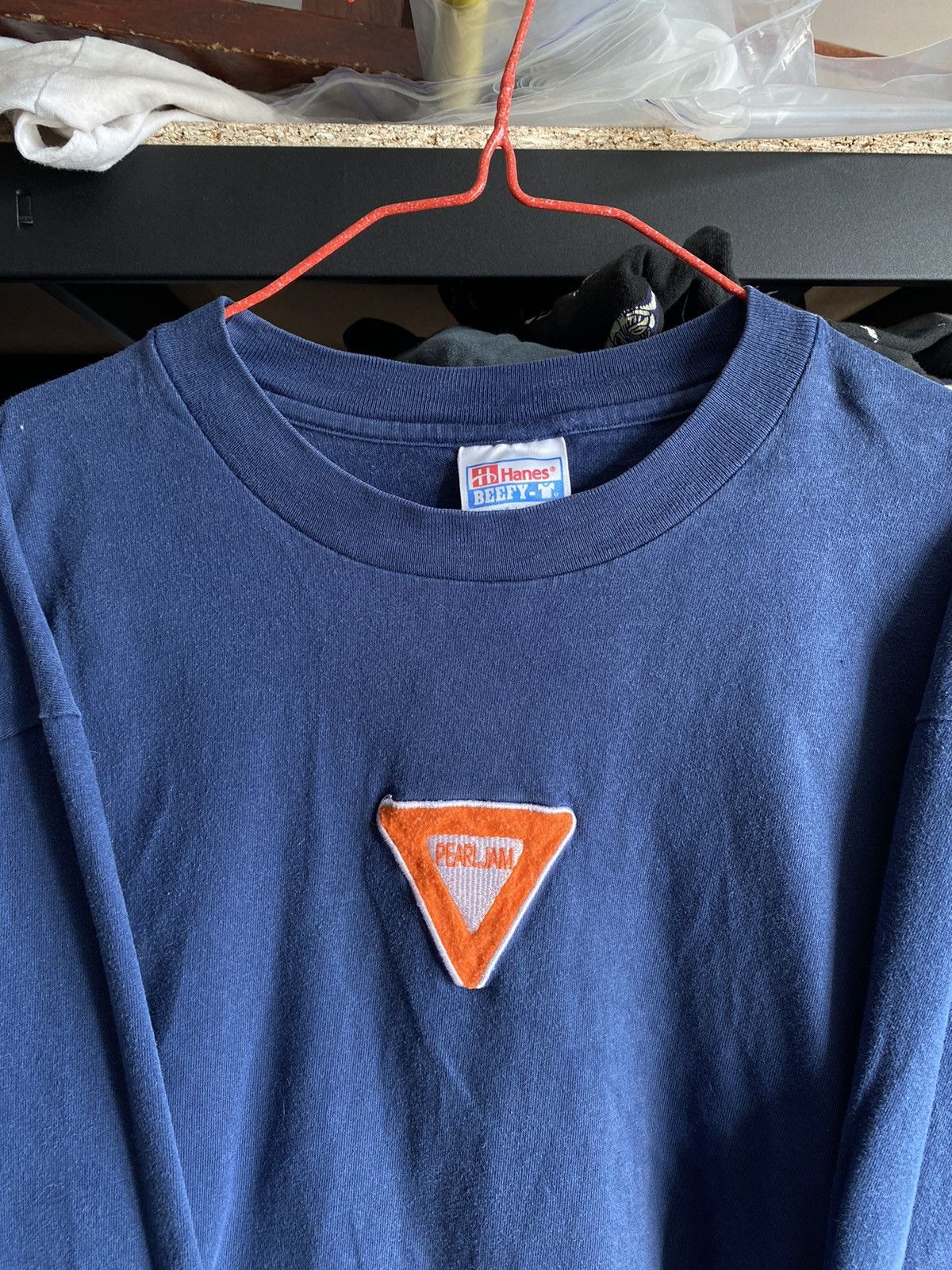 Band Tees × Vintage 1998 Pearl Jam Yield Blue Tour Band Concert Long Sleeve Tee Size US L / EU 52-54 / 3 - 2 Thumbnail