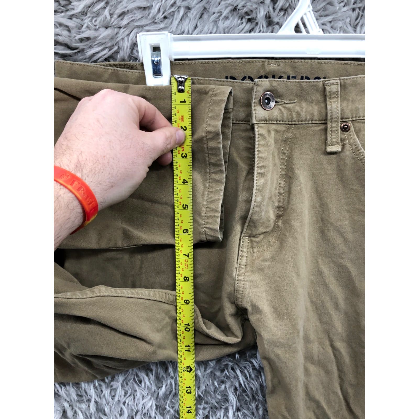 Dockers DOCKERS Slim Fit Jean Cut Chino Pants Size 30x32 Beige Mid Rise Straight Leg Mens Regular 5-Pocket Design Dockers Signature Khaki Size US 30 / EU 46 - 4 Thumbnail