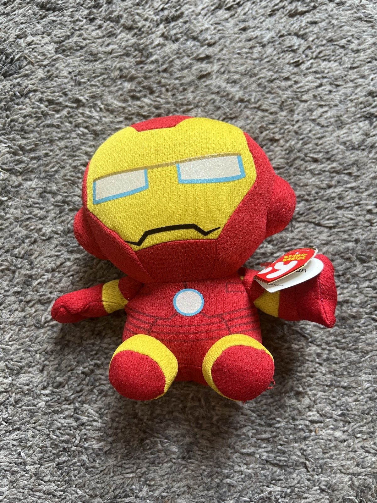 Marvel Comics 2020 Marvel Ty Iron Man Beanie Baby Size ONE SIZE - 1 Thumbnail