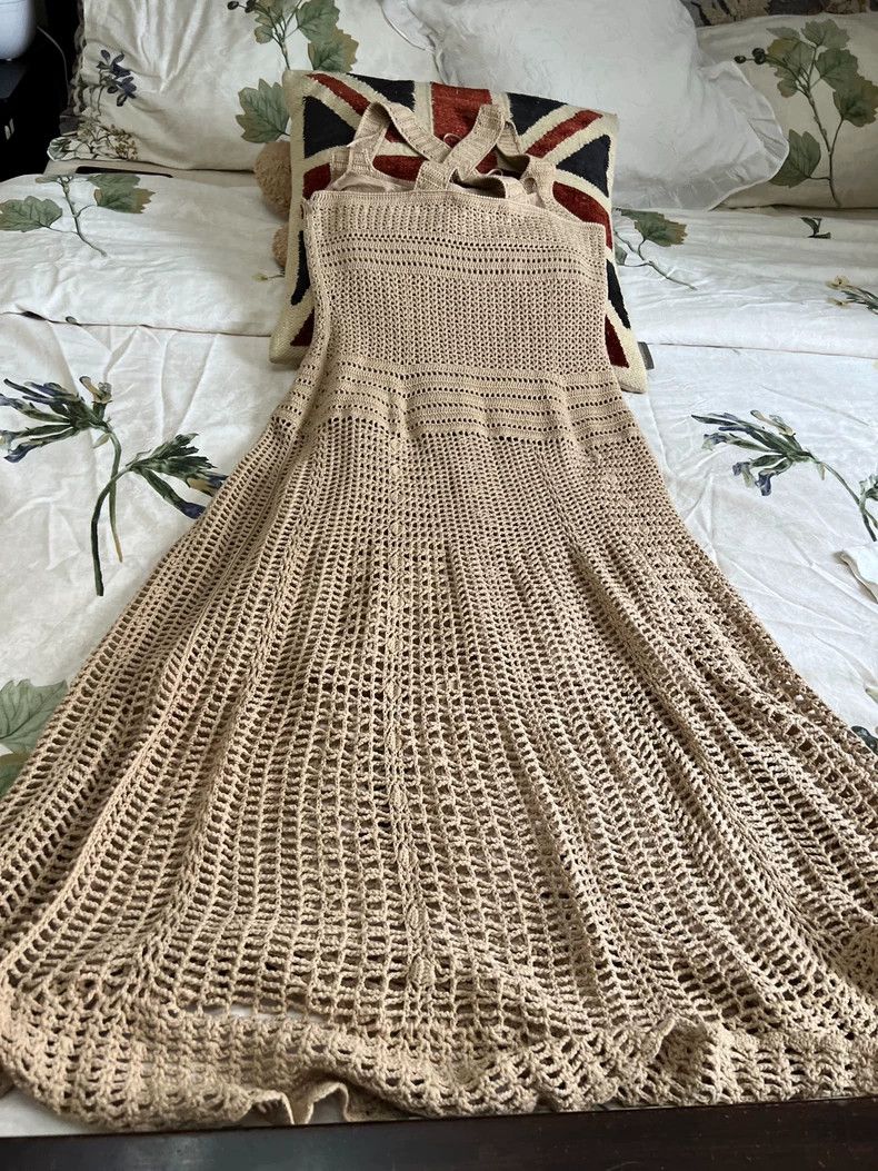 Loro Piana LORO PIANA Hooked lace dress Size L / US 10 / IT 46 - 3 Thumbnail