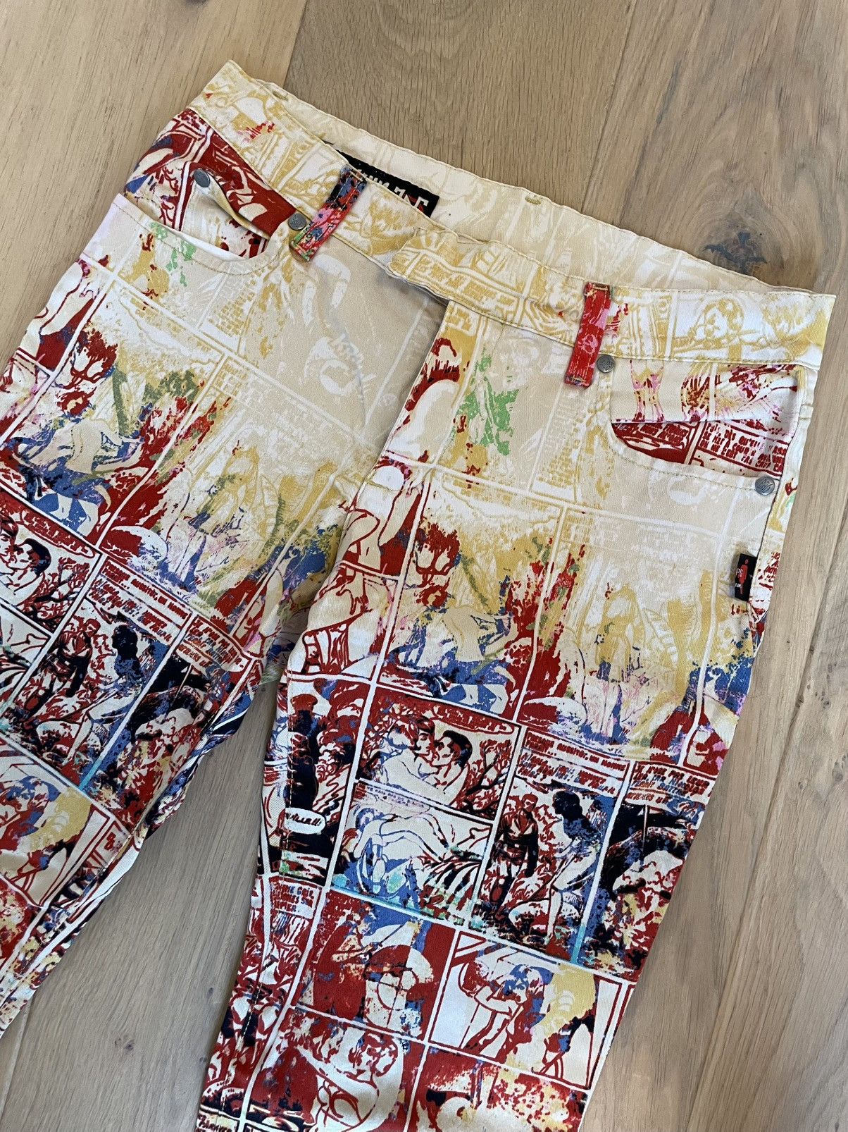 Jean Paul Gaultier Jean Paul Gaultier JPG Jeans FW95 archive comics porn jeans Size US 26 / EU 42 - 1 Thumbnail