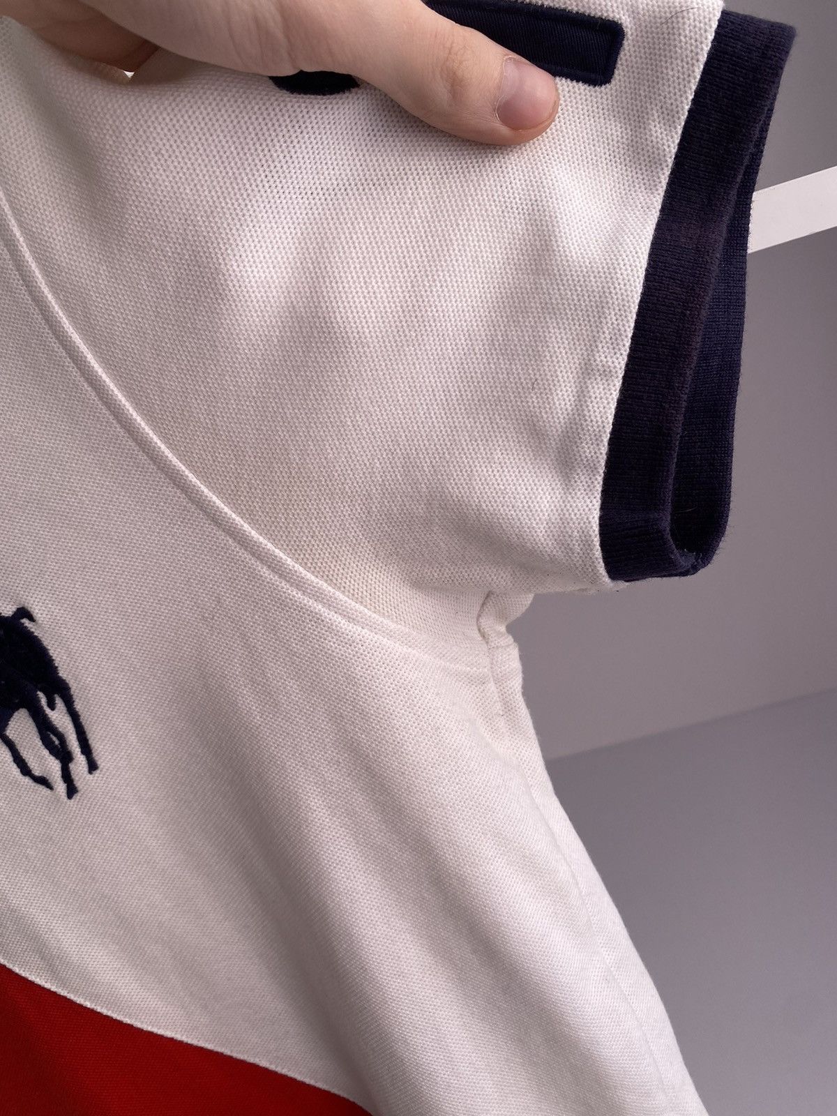 Polo Ralph Lauren × Vintage Vintage Polo Ralph Lauren Chief Keef Style Polo Tee Size US L / EU 52-54 / 3 - 10 Thumbnail