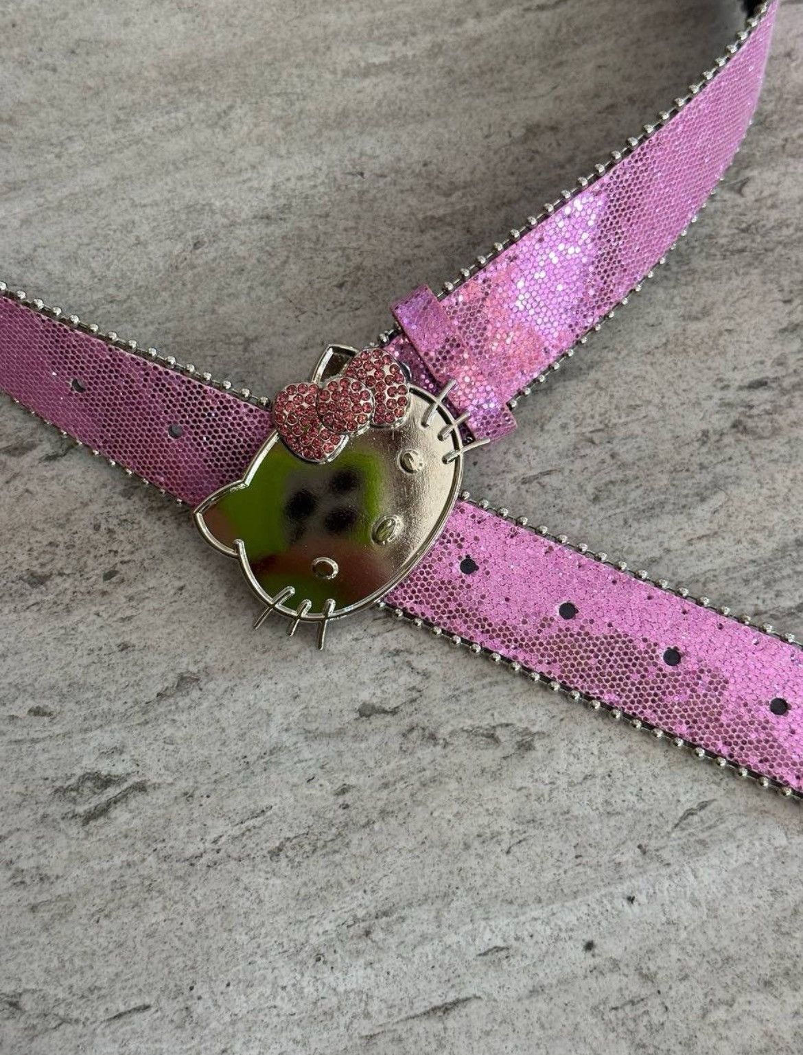 20471120 × Beauty Beast × If Six Was Nine Y2K Hello Kitty Brilliant Pink Belt Streetwear Size ONE SIZE - 5 Thumbnail