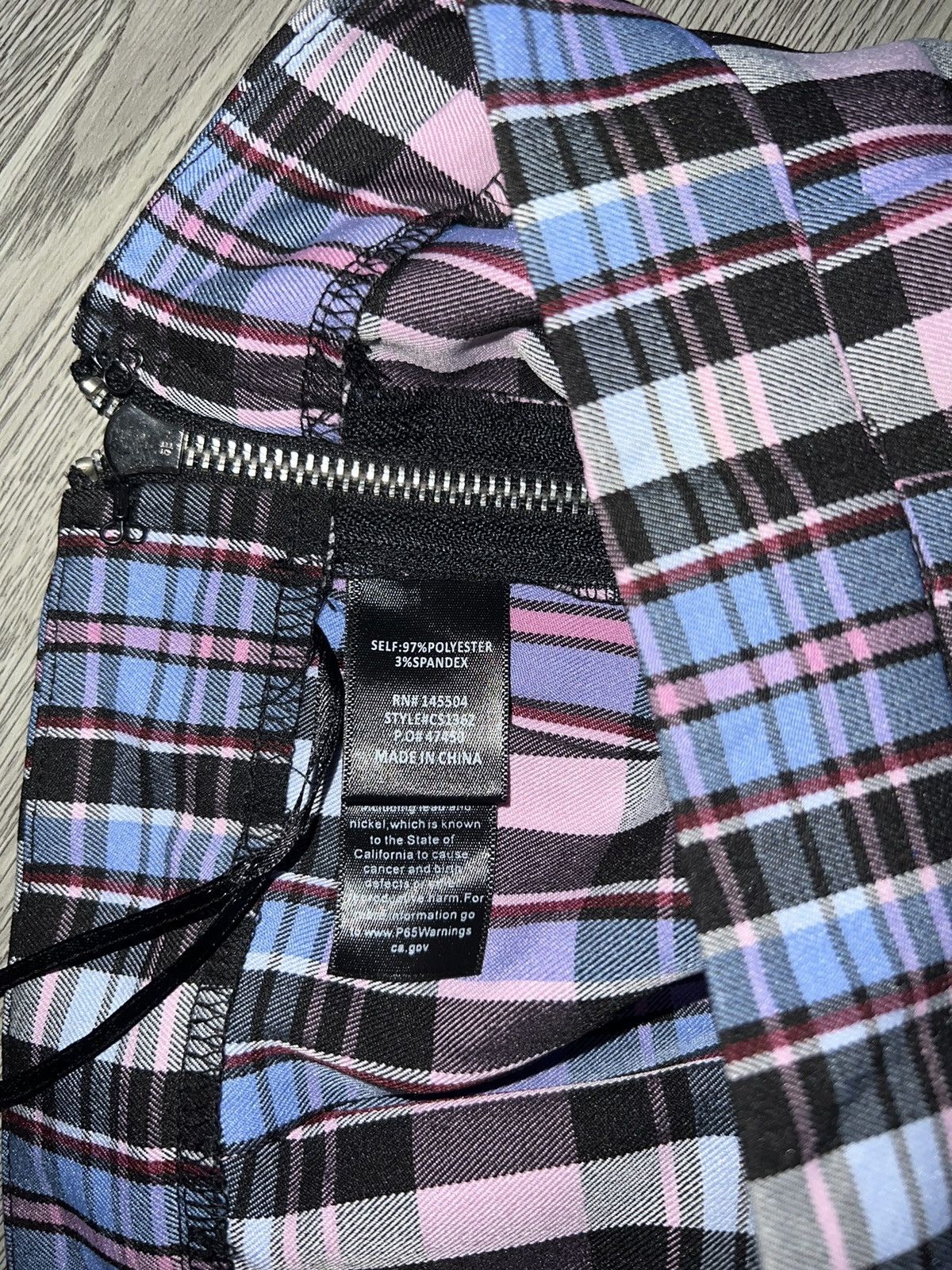 Designer CAPSULLE pastel tartan micro skirt 🎀💙 Size 24" / US 00 / IT 34 - 9 Thumbnail