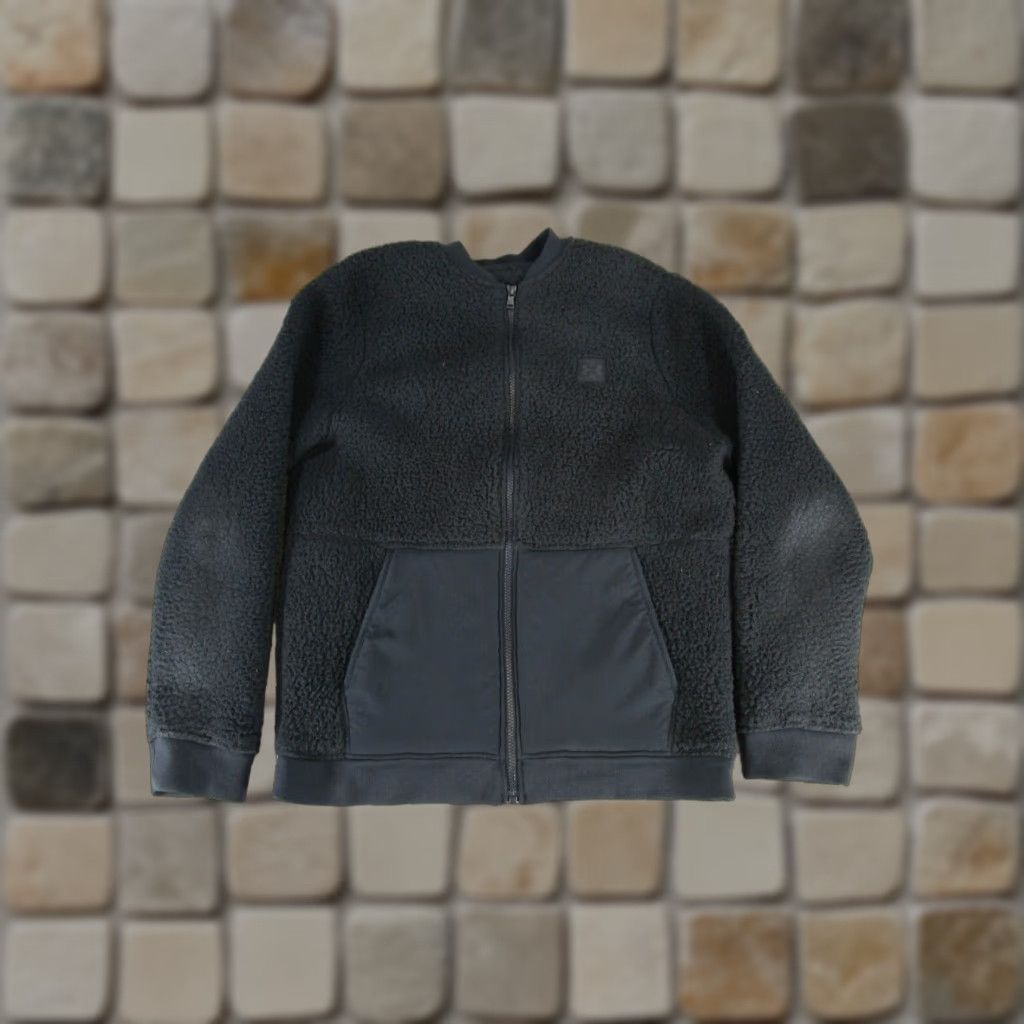 Under Armour Under Armor Bomber Jacket Mens Medium Black Fleece Size US M / EU 48-50 / 2 - 1 Thumbnail