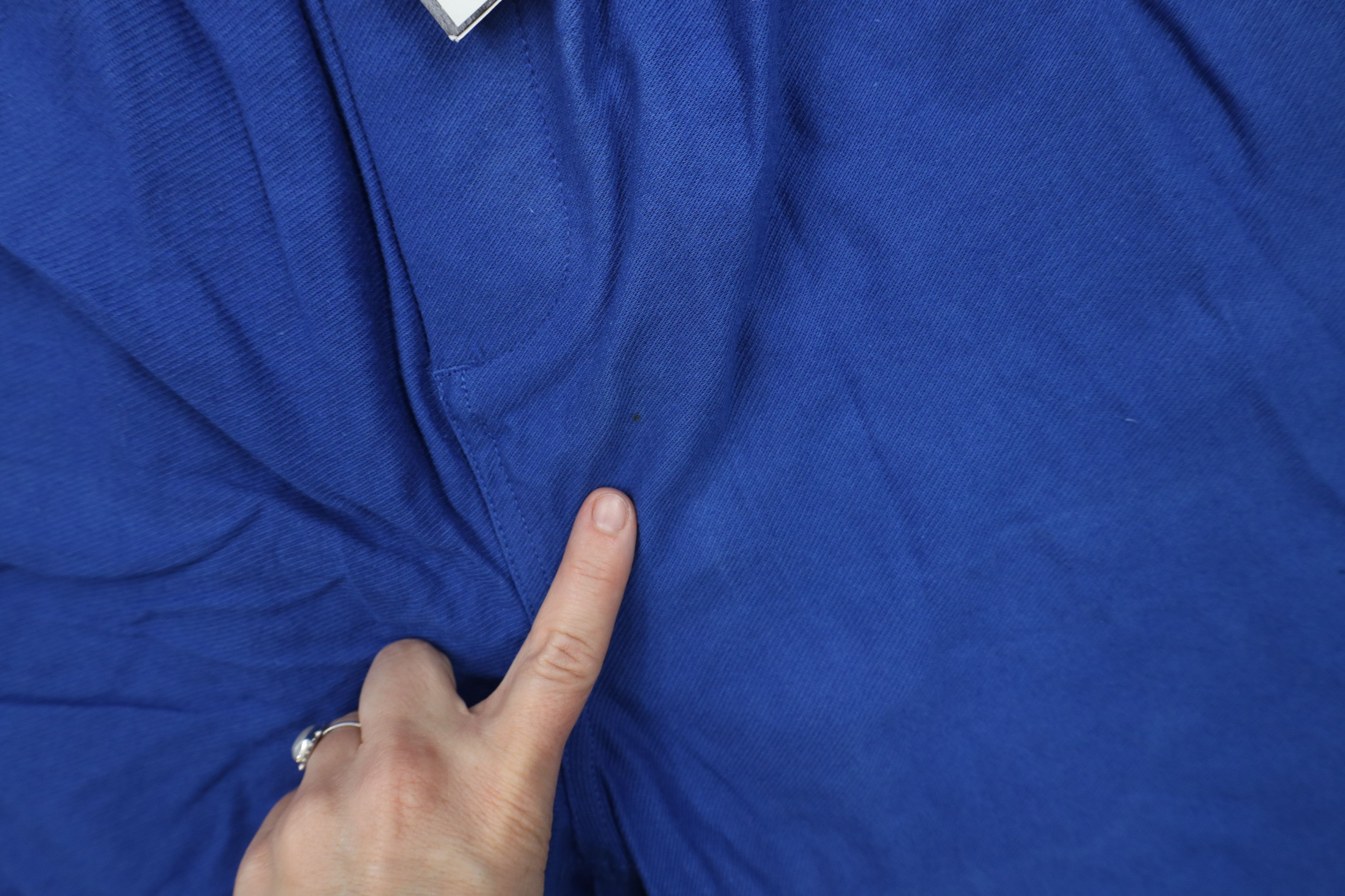 Vintage Deadstock Vintage 90s Adidas Above Shorts Royal Blue Cotton Size US 36 / EU 52 - 6 Thumbnail