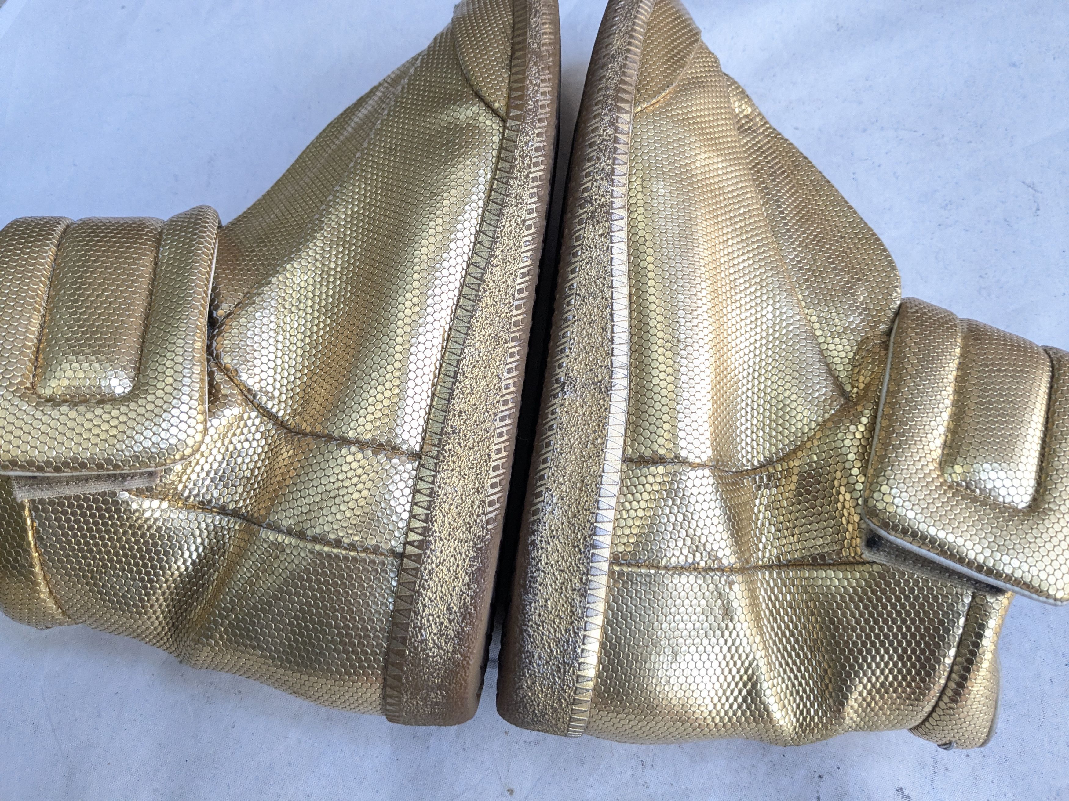 Maison Margiela Maison Margiela Future Gold 8 41 Leather High Tops Size US 8.5 / EU 41-42 - 13 Thumbnail