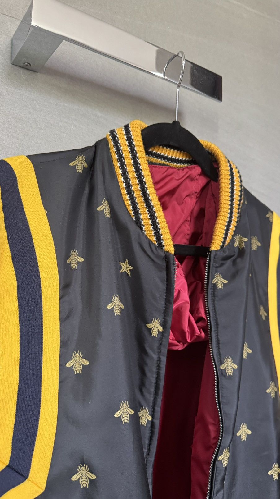 Gucci Gucci Bee Star Bomber Jacket Size US S / EU 44-46 / 1 - 10 Thumbnail