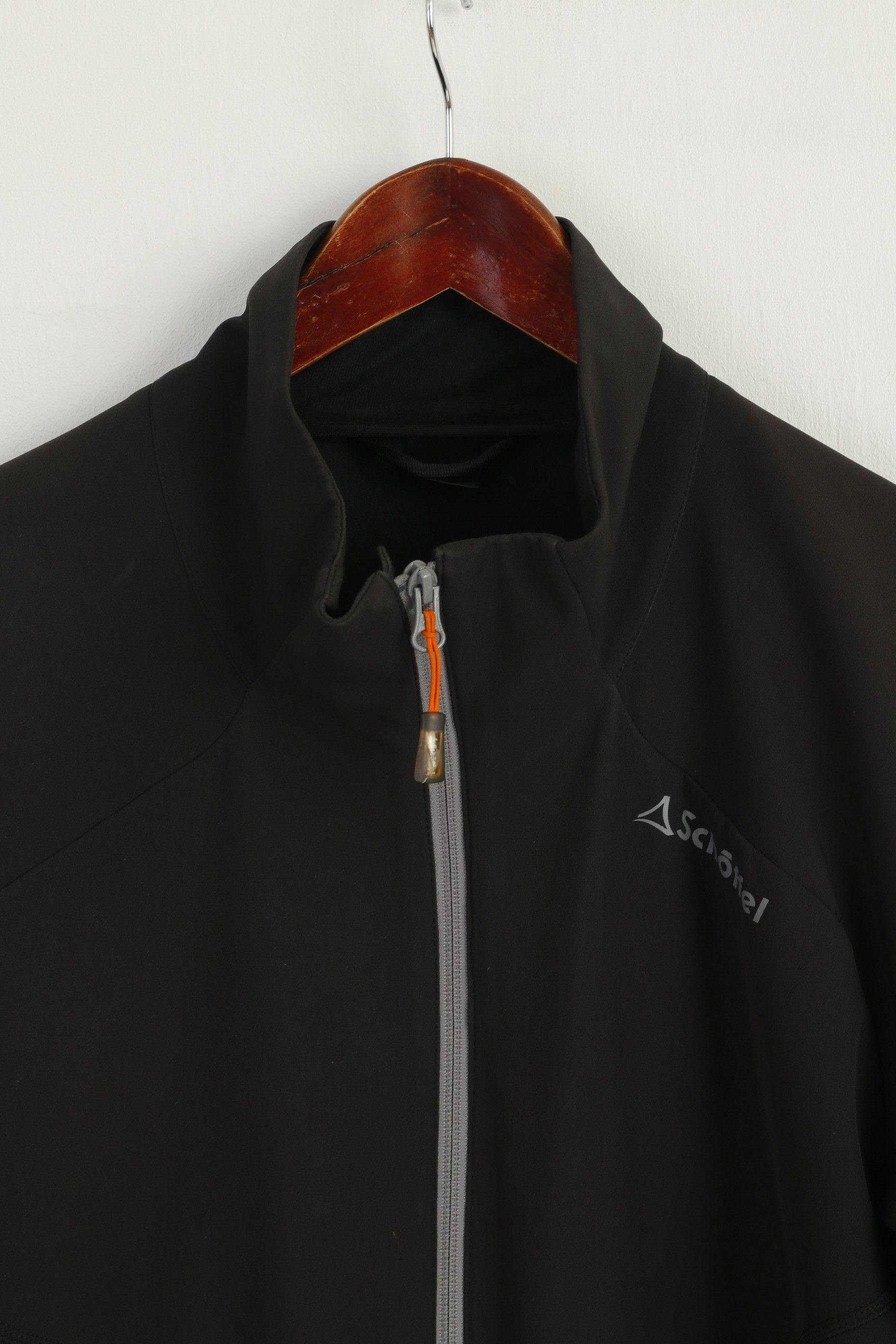 Vintage Schoffel Men L Jacket Black Sportswear Zip Up 3232 Size US L / EU 52-54 / 3 - 2 Thumbnail