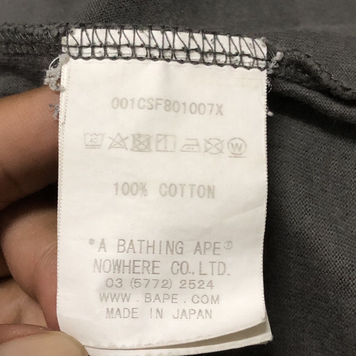 Bape BAPE ABC Wide A Bathing Ape Tee Size US L / EU 52-54 / 3 - 7 Thumbnail