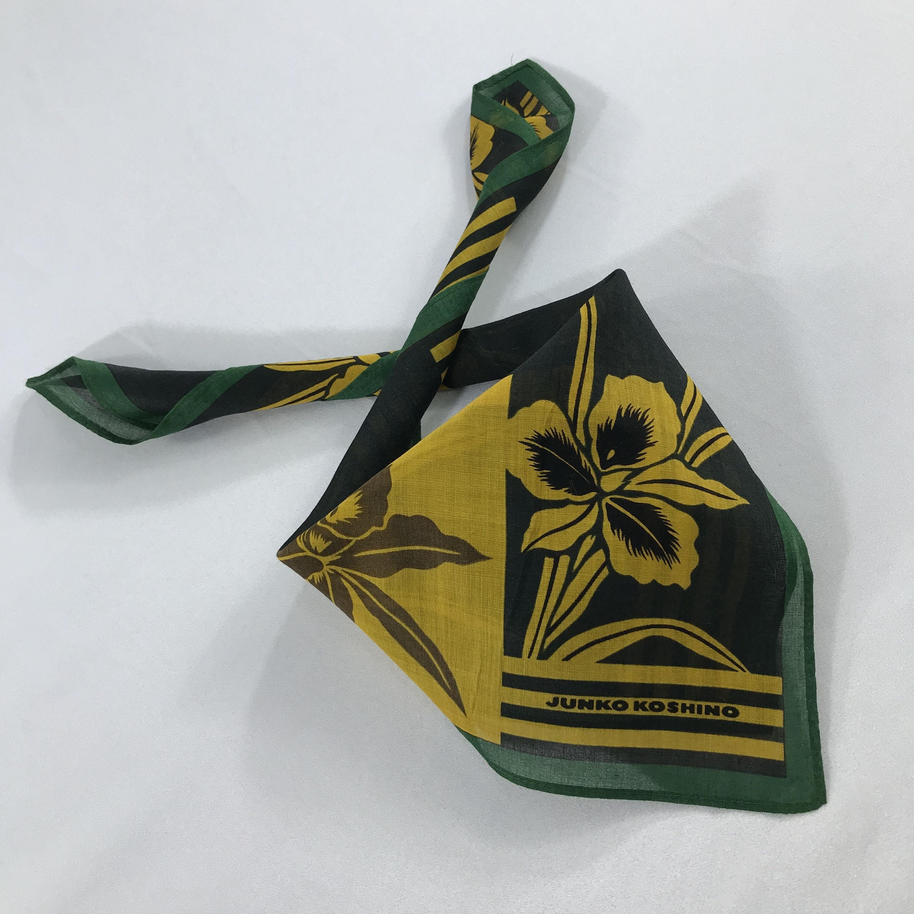 Mr. Junko × Vintage Junko Koshino Bandana / Handkerchief / Neckerchief -S1946 Size ONE SIZE - 5 Thumbnail