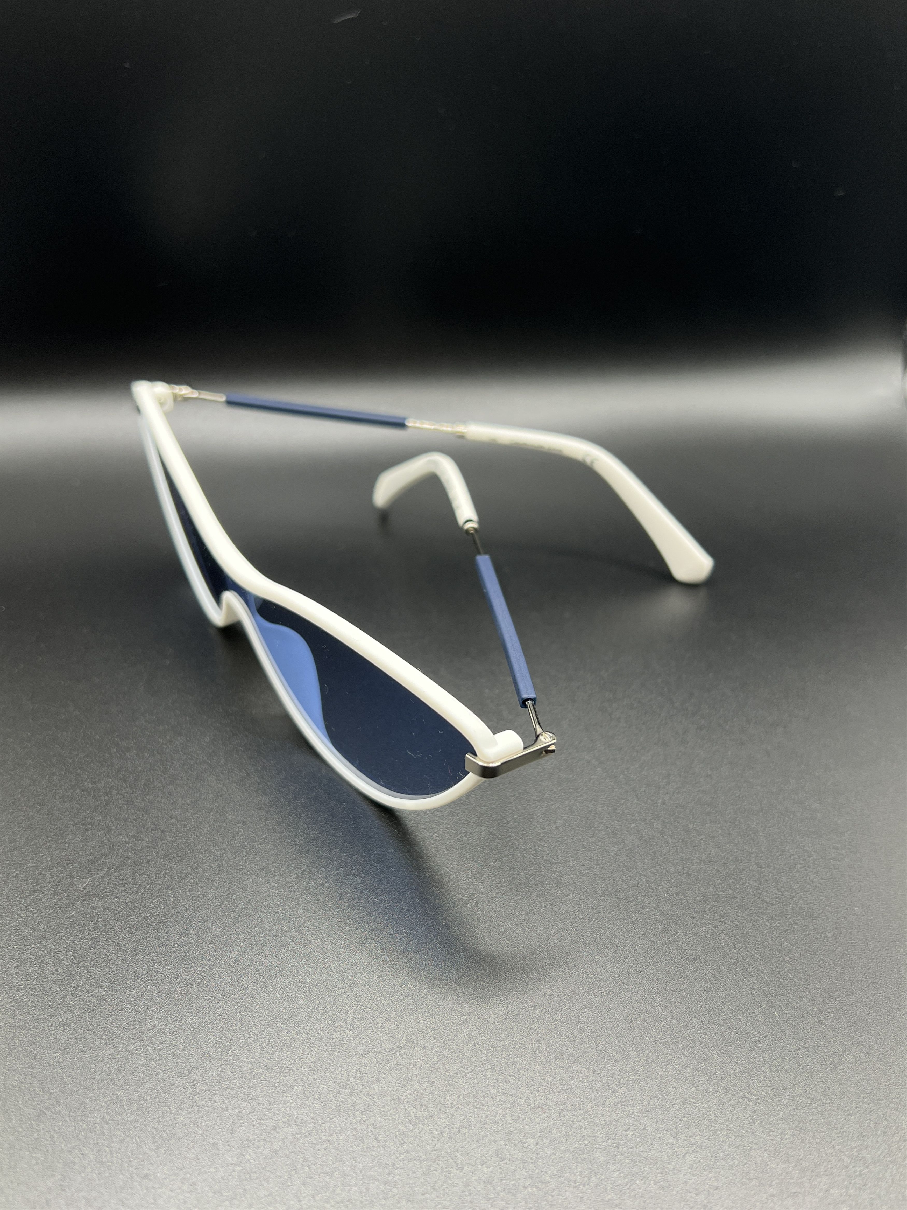 Calvin Klein Calvin Klein Jeans Cat-Eye CKJ19702S White Blue Sunglasses Size ONE SIZE - 2 Thumbnail