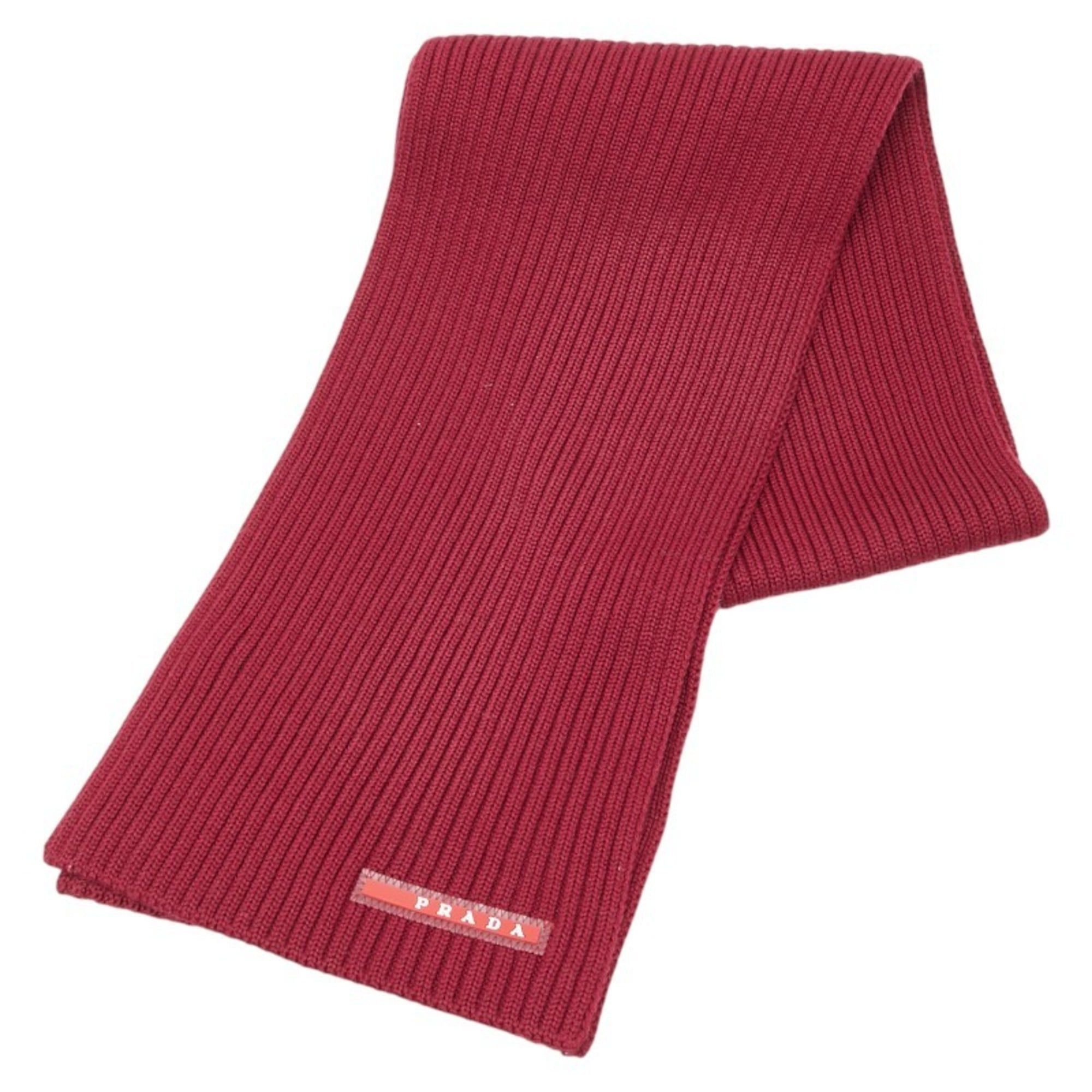 Prada Prada Sport Logo Accessory Scarf Nylon Men's Women's Red