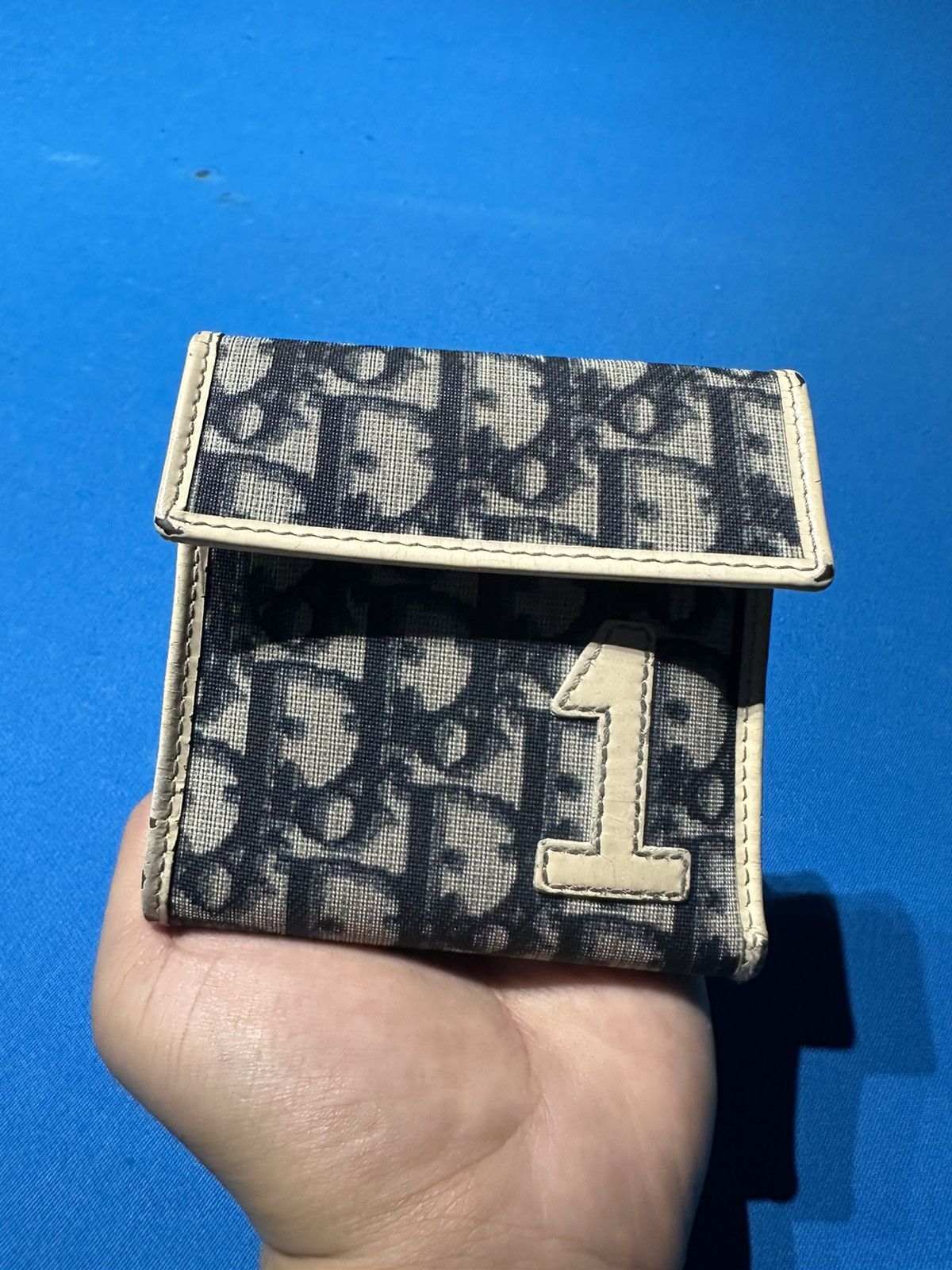 Christian Dior Monsieur × Dior × Vintage Christian Dior Vintage Blue Wallet Size ONE SIZE - 3 Thumbnail